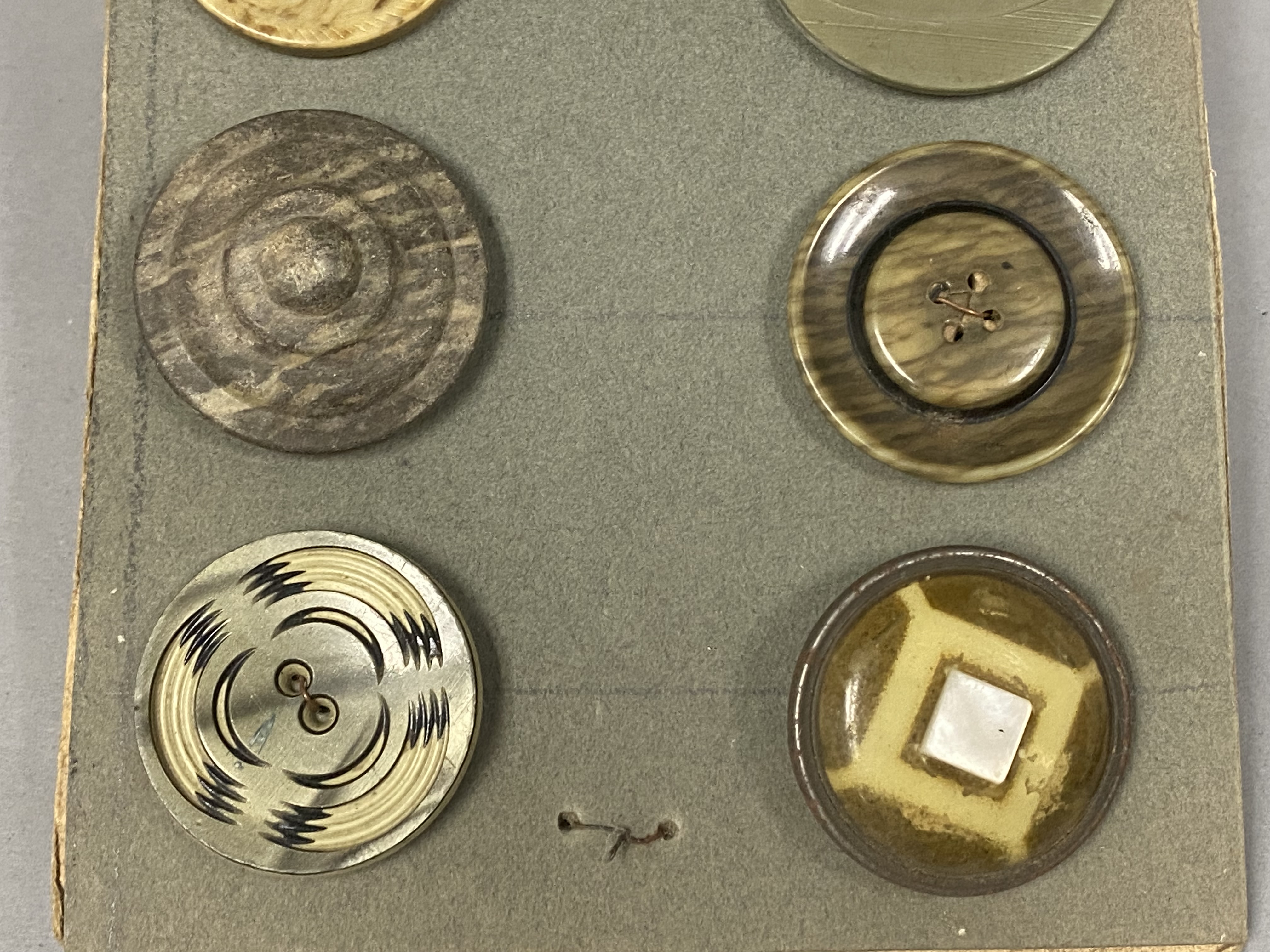 A Collection of Vintage Sewing Buttons