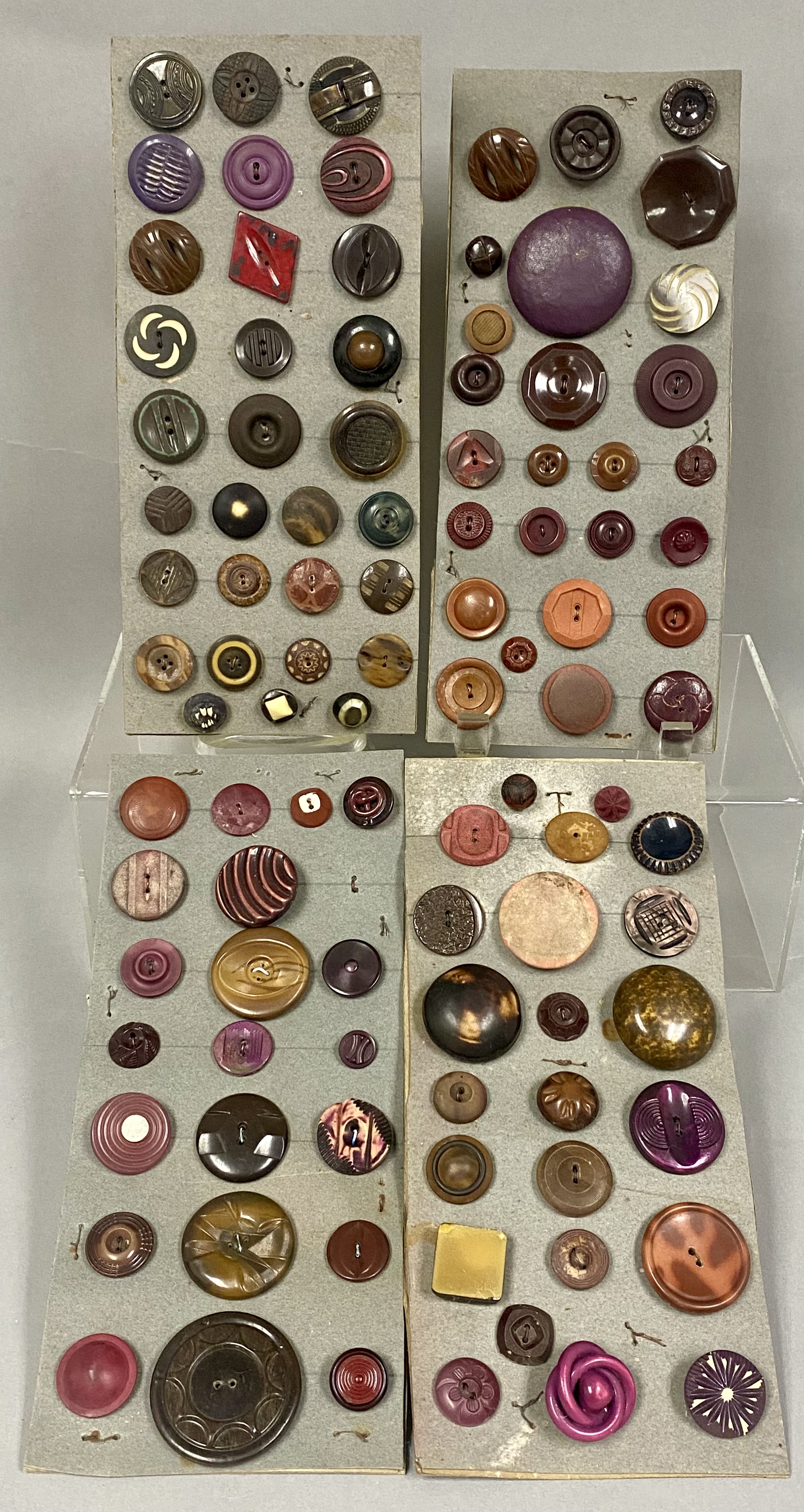 Assortment of Vintage Bakelite and Celluloid Buttons