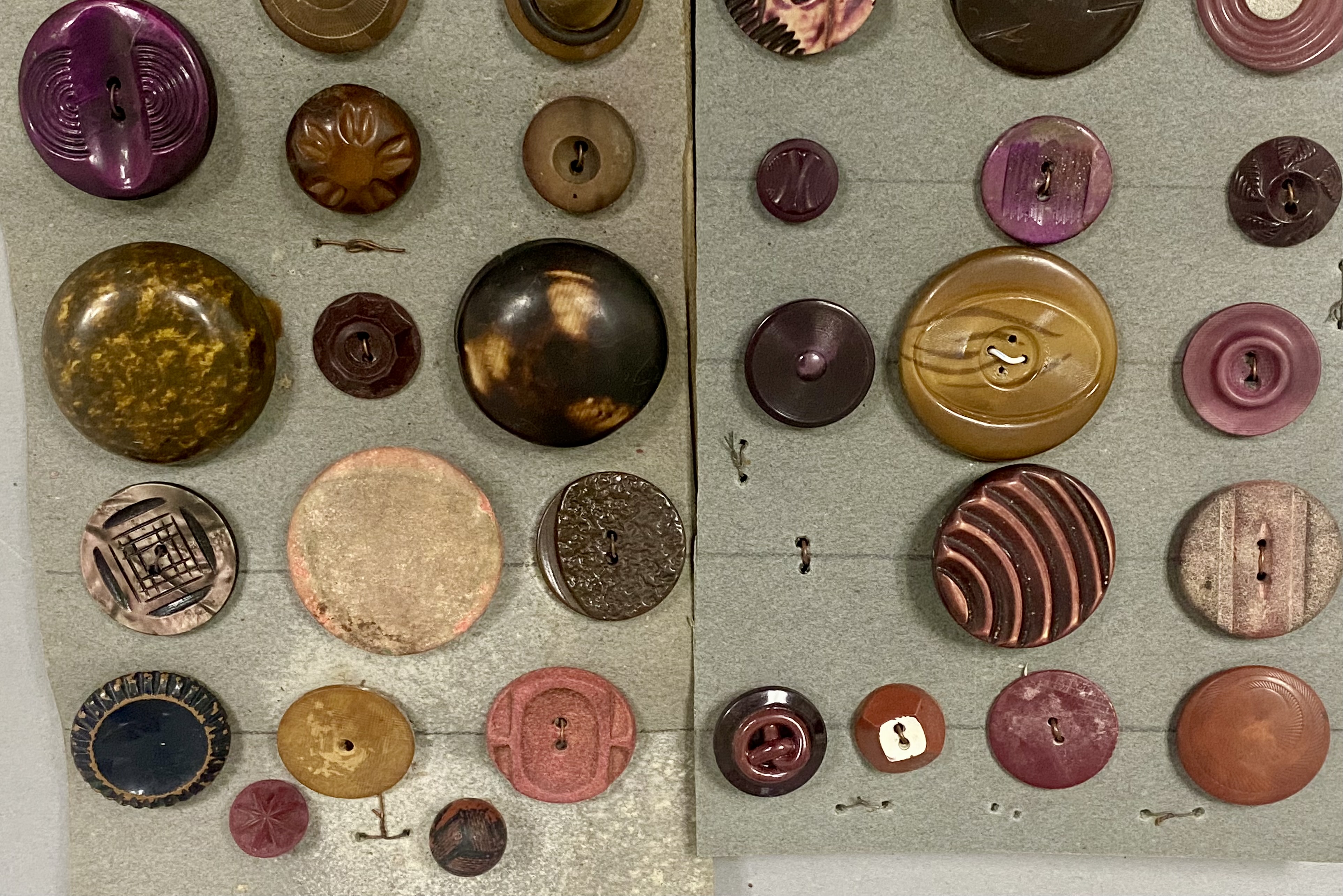 Assortment of Vintage Bakelite and Celluloid Buttons