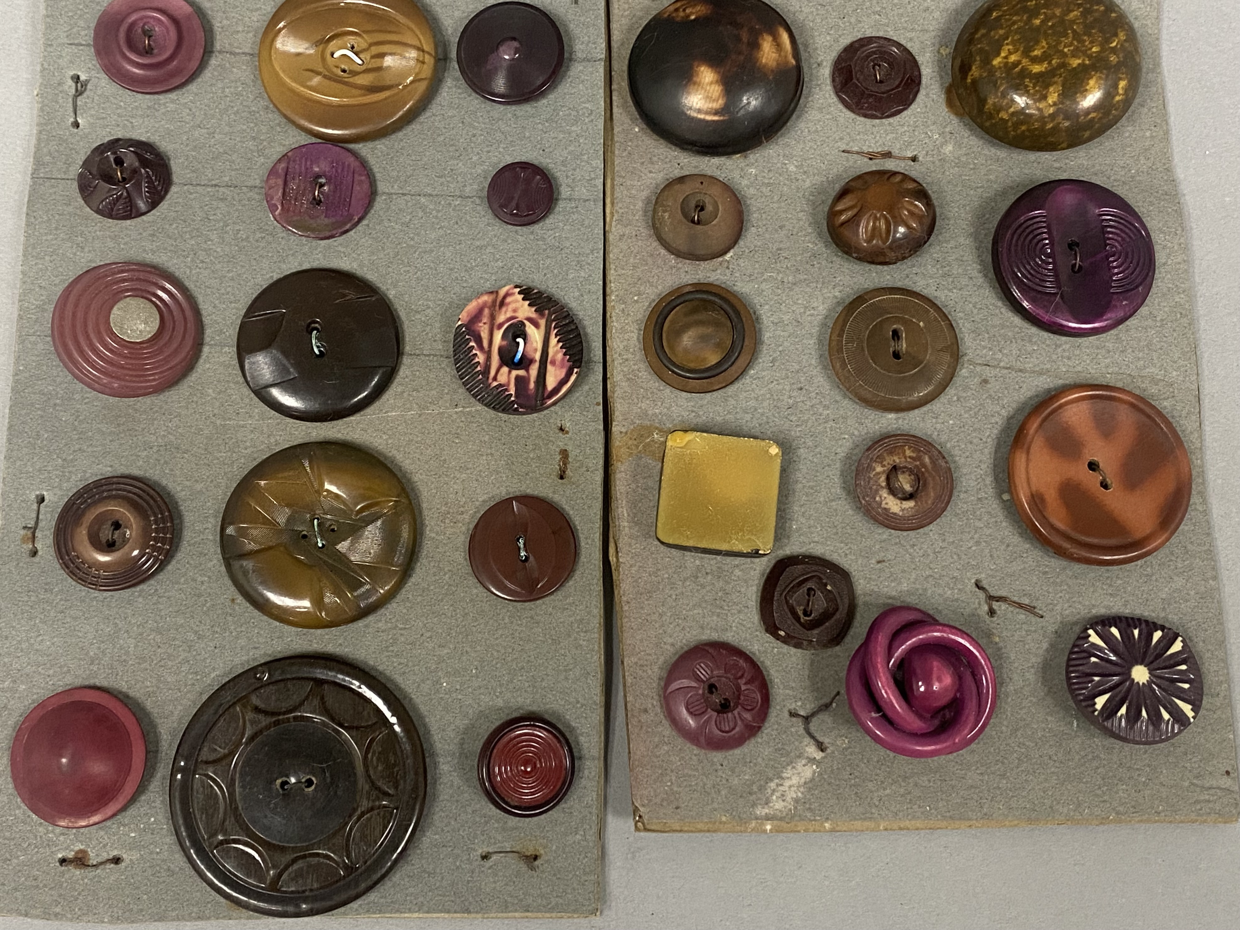 Assortment of Vintage Bakelite and Celluloid Buttons