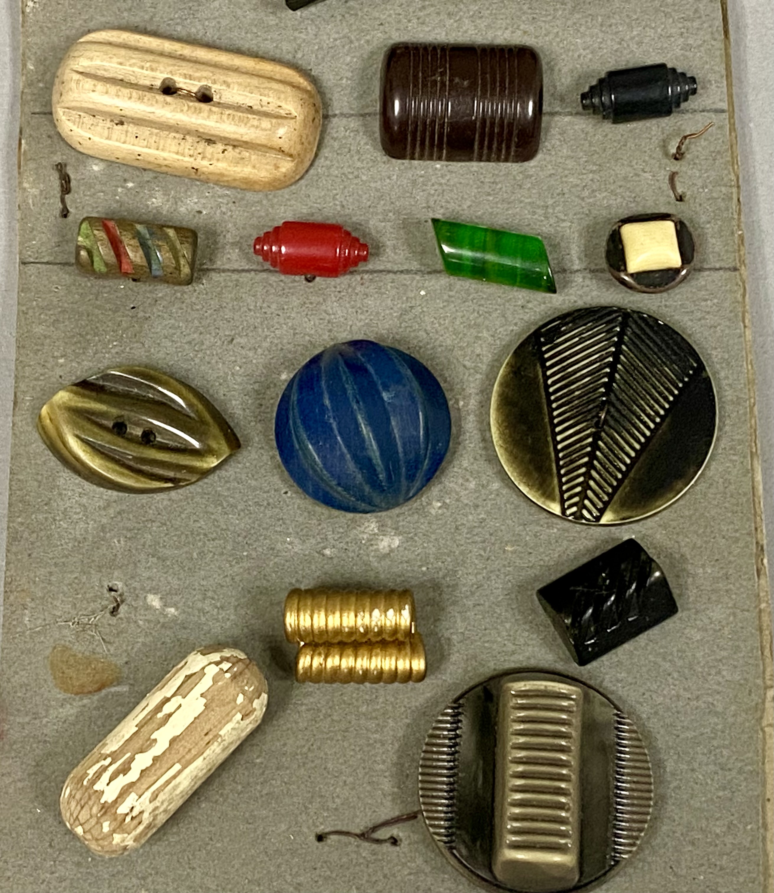An Assortment of Art Deco Buttons