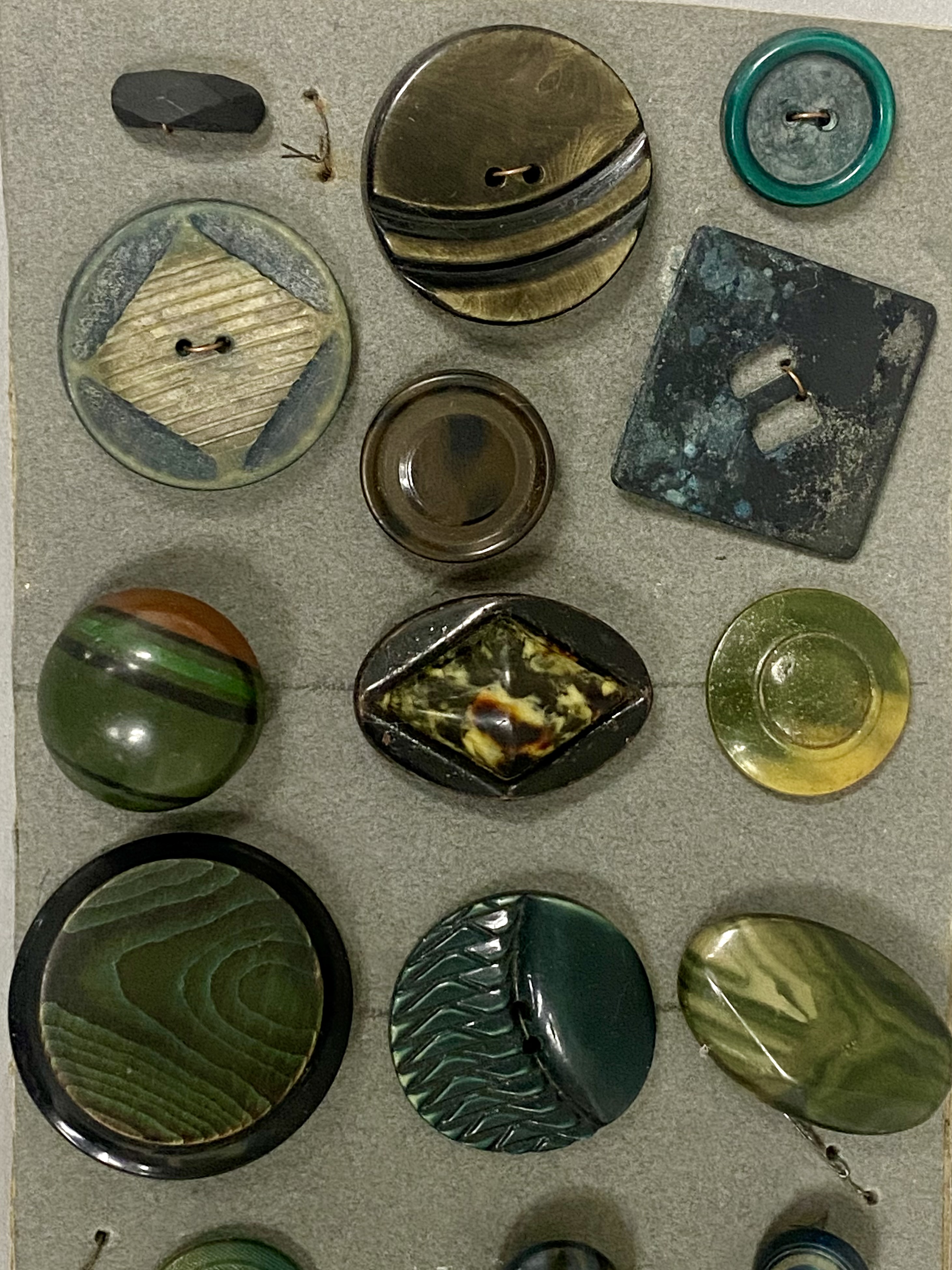 An Assortment of Art Deco Buttons