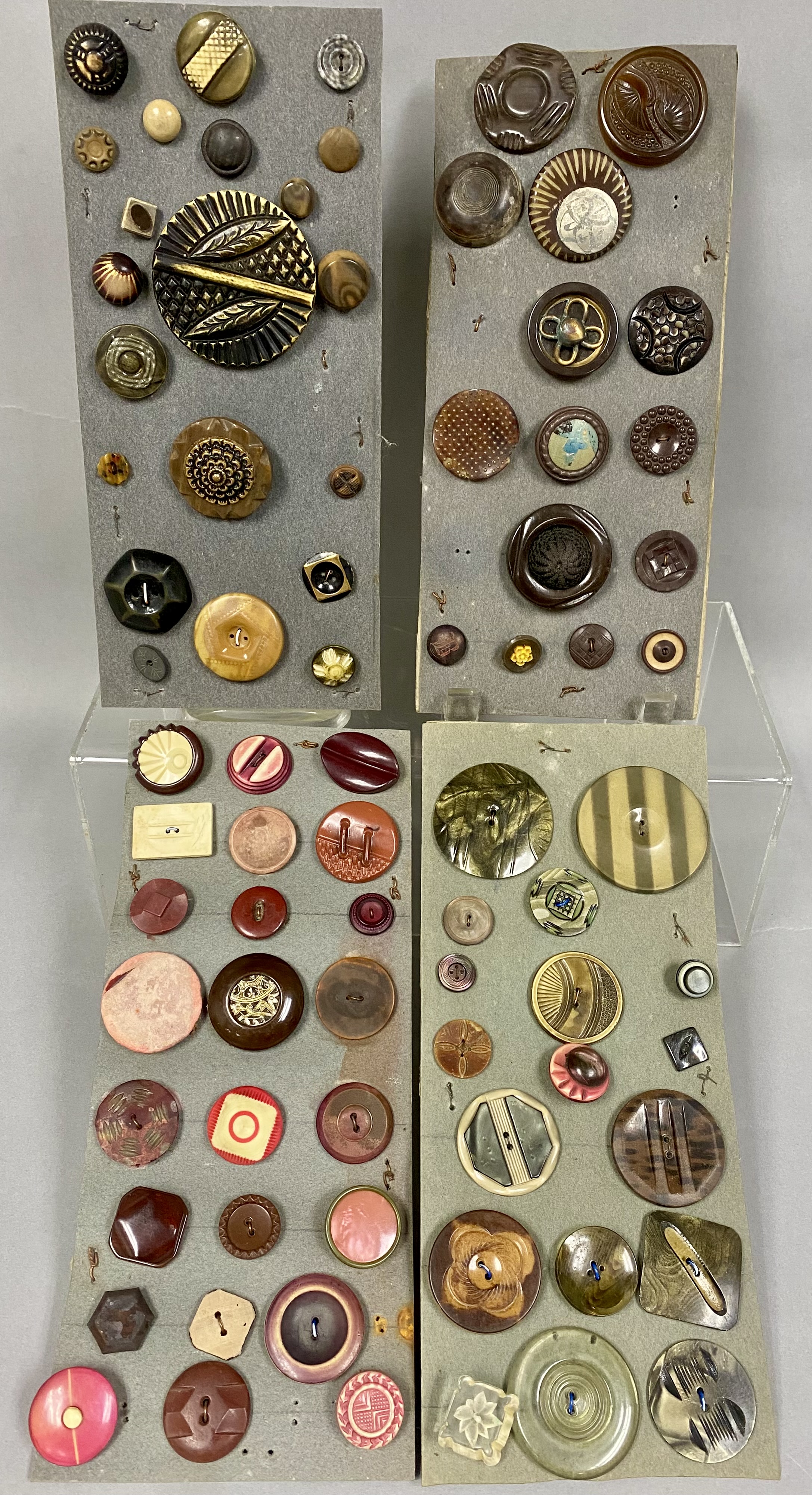 Vintage Bakelite and Celluloid Button Collection