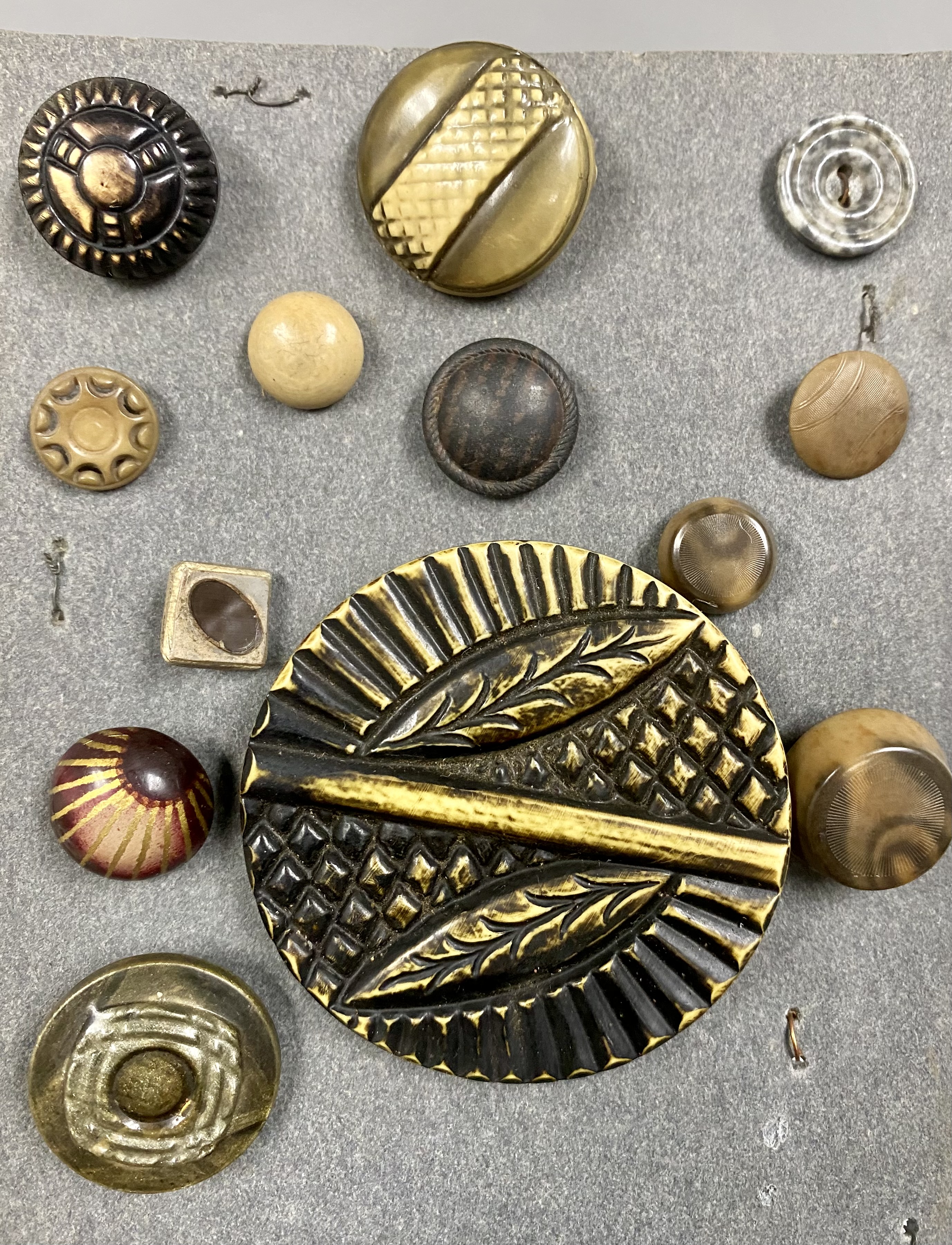 Vintage Bakelite and Celluloid Button Collection