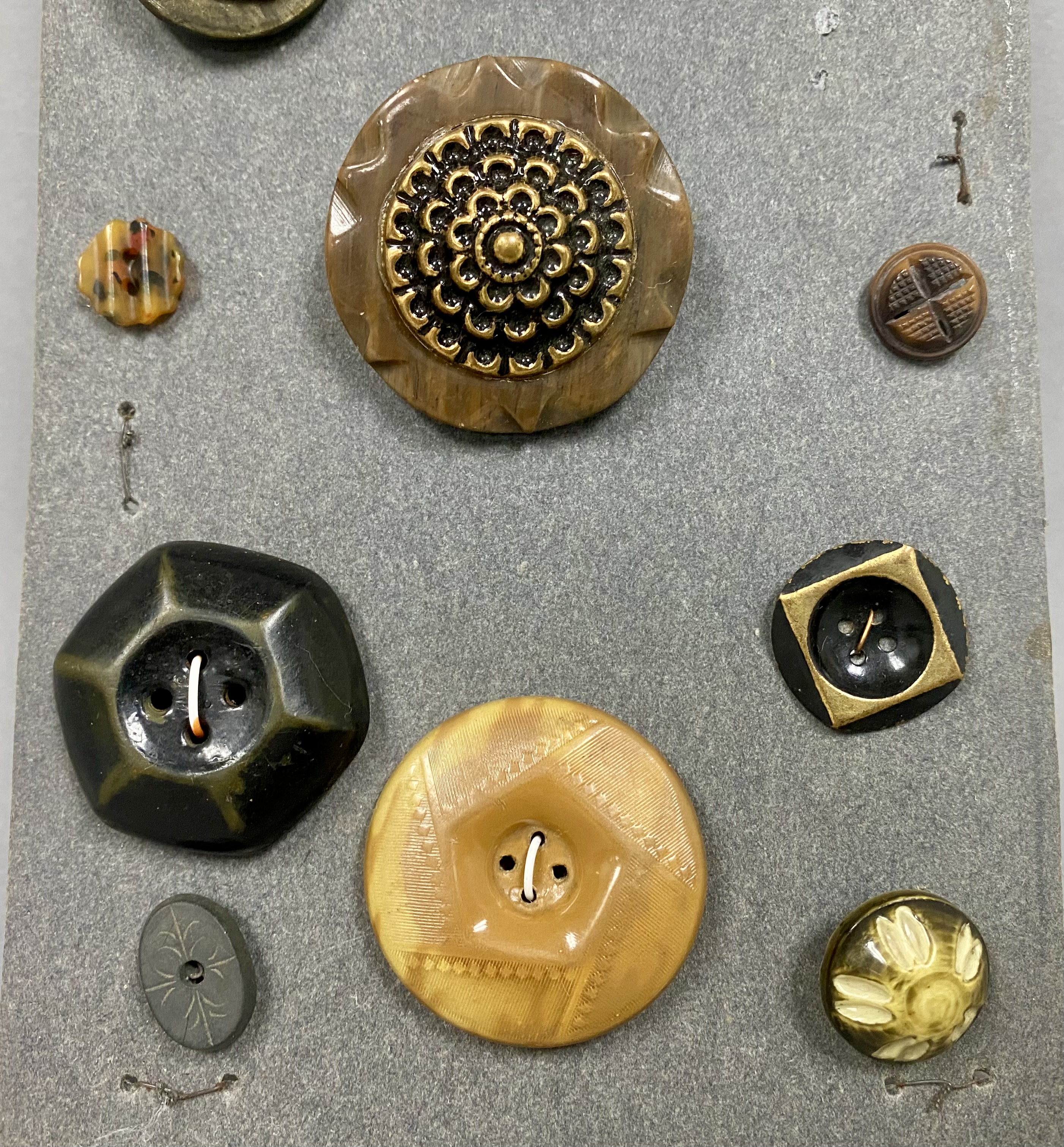 Vintage Bakelite and Celluloid Button Collection