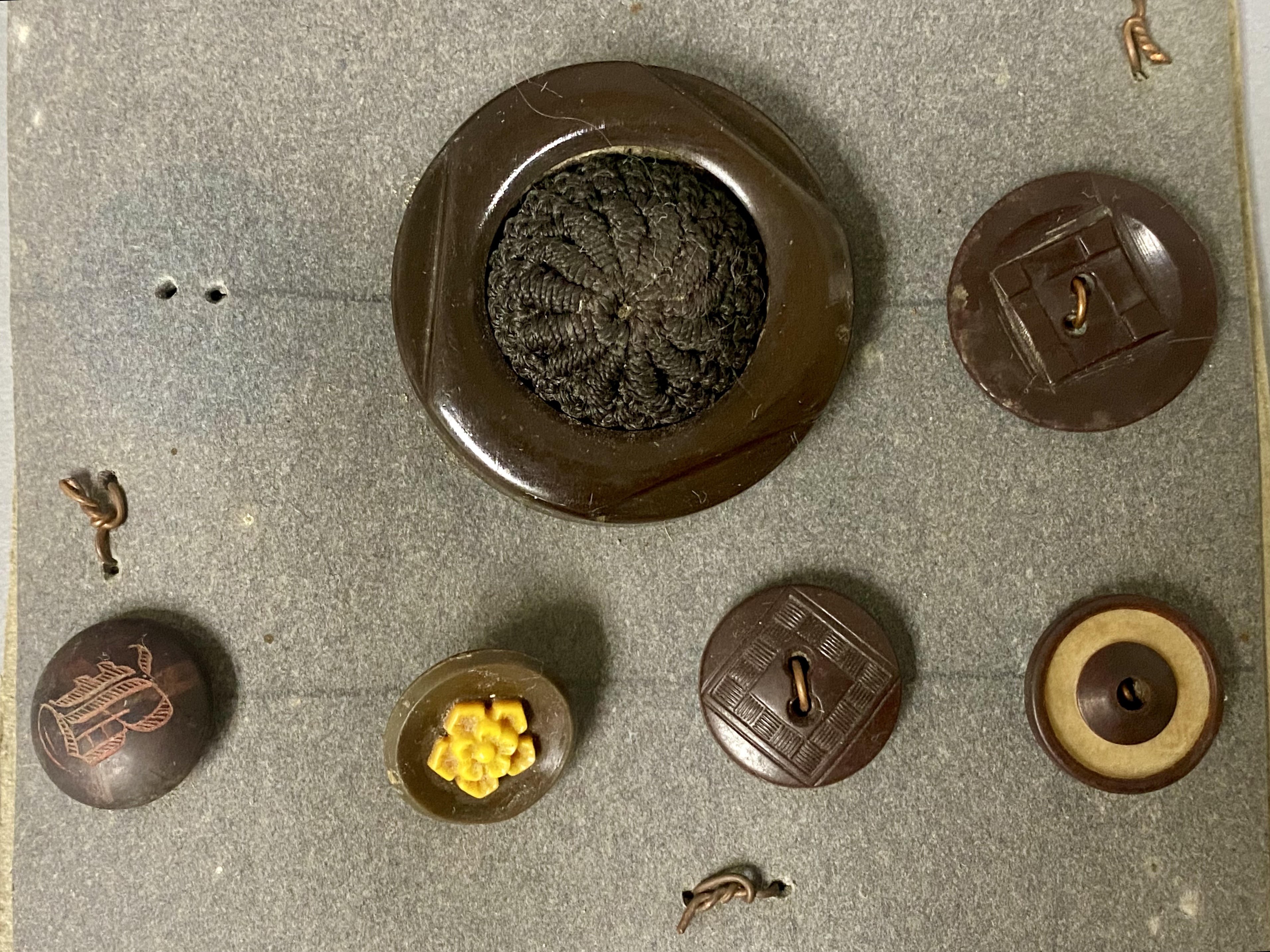 Vintage Bakelite and Celluloid Button Collection