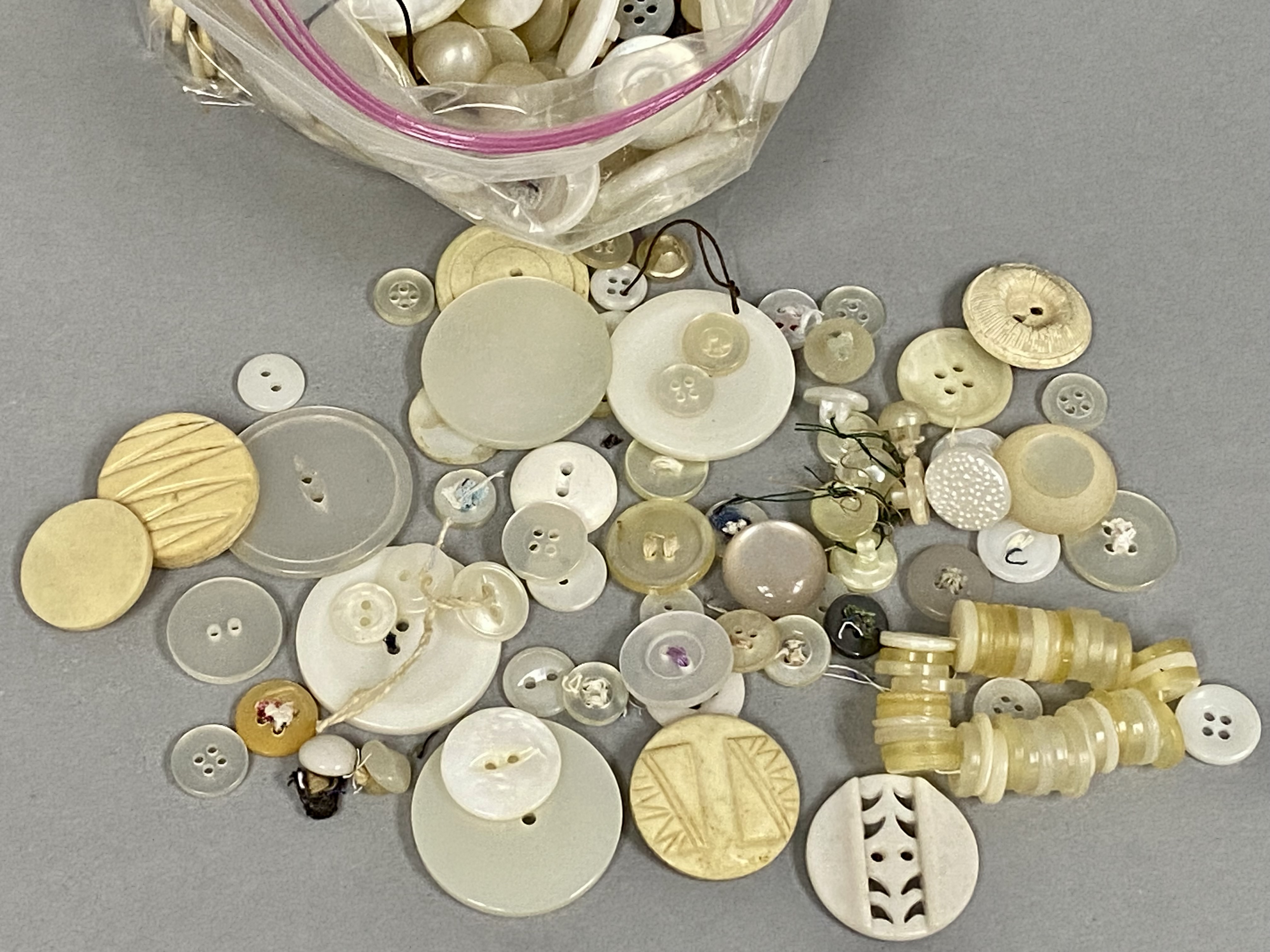 Vintage Button Collection and Ideal Jar