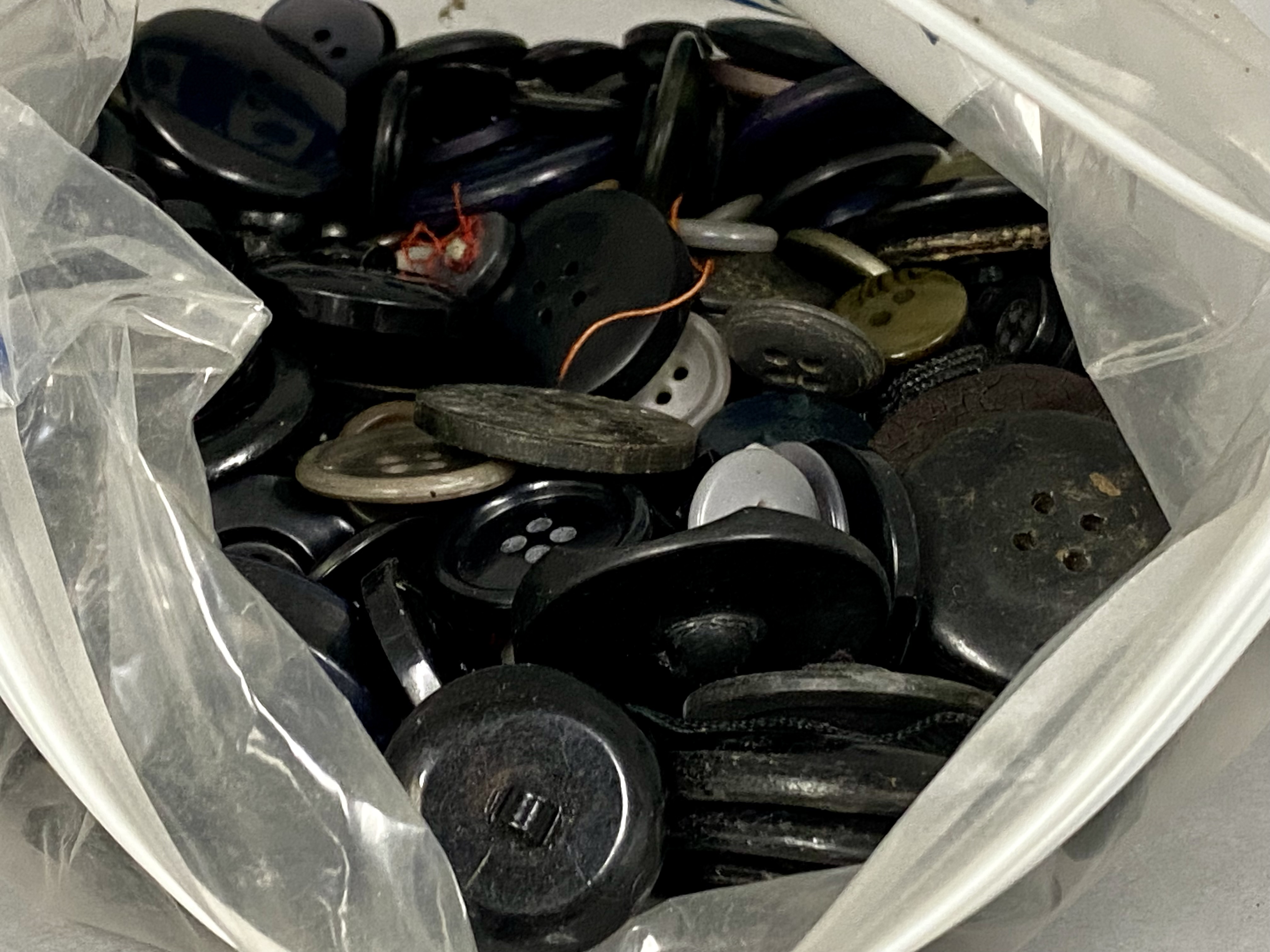 Vintage Button Collection and Ideal Jar