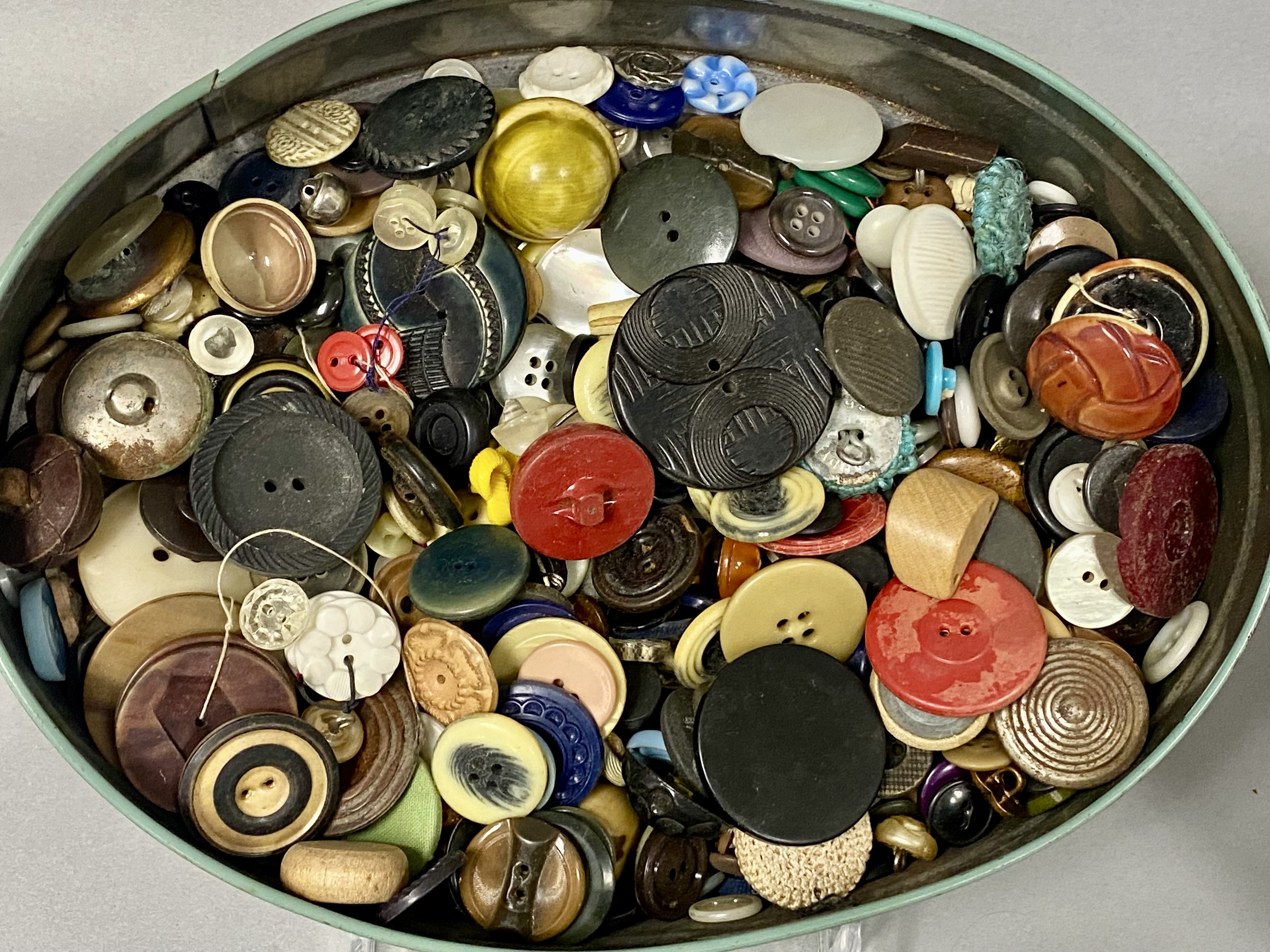 Large Collection of Vintage Buttons