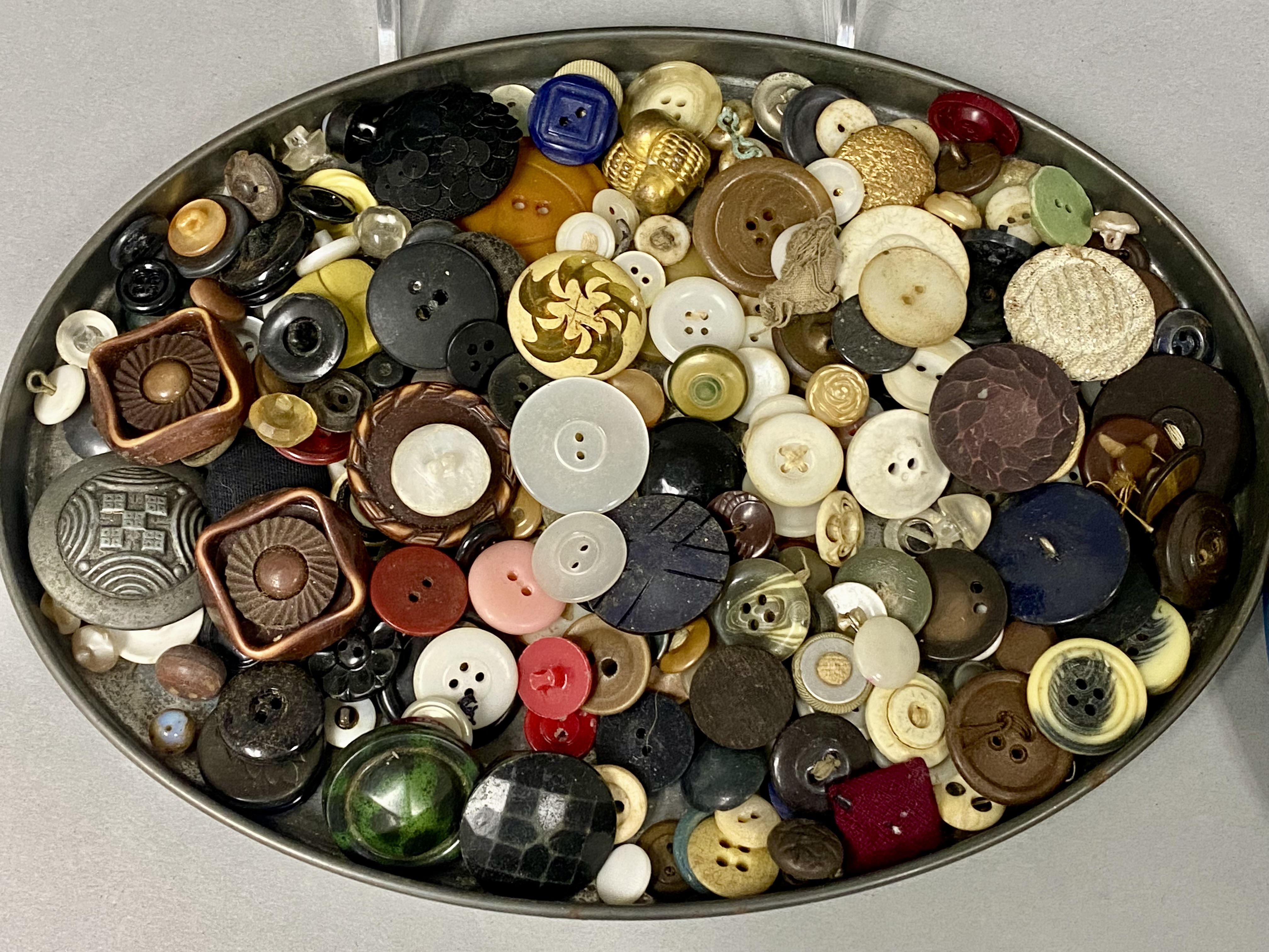Large Collection of Vintage Buttons