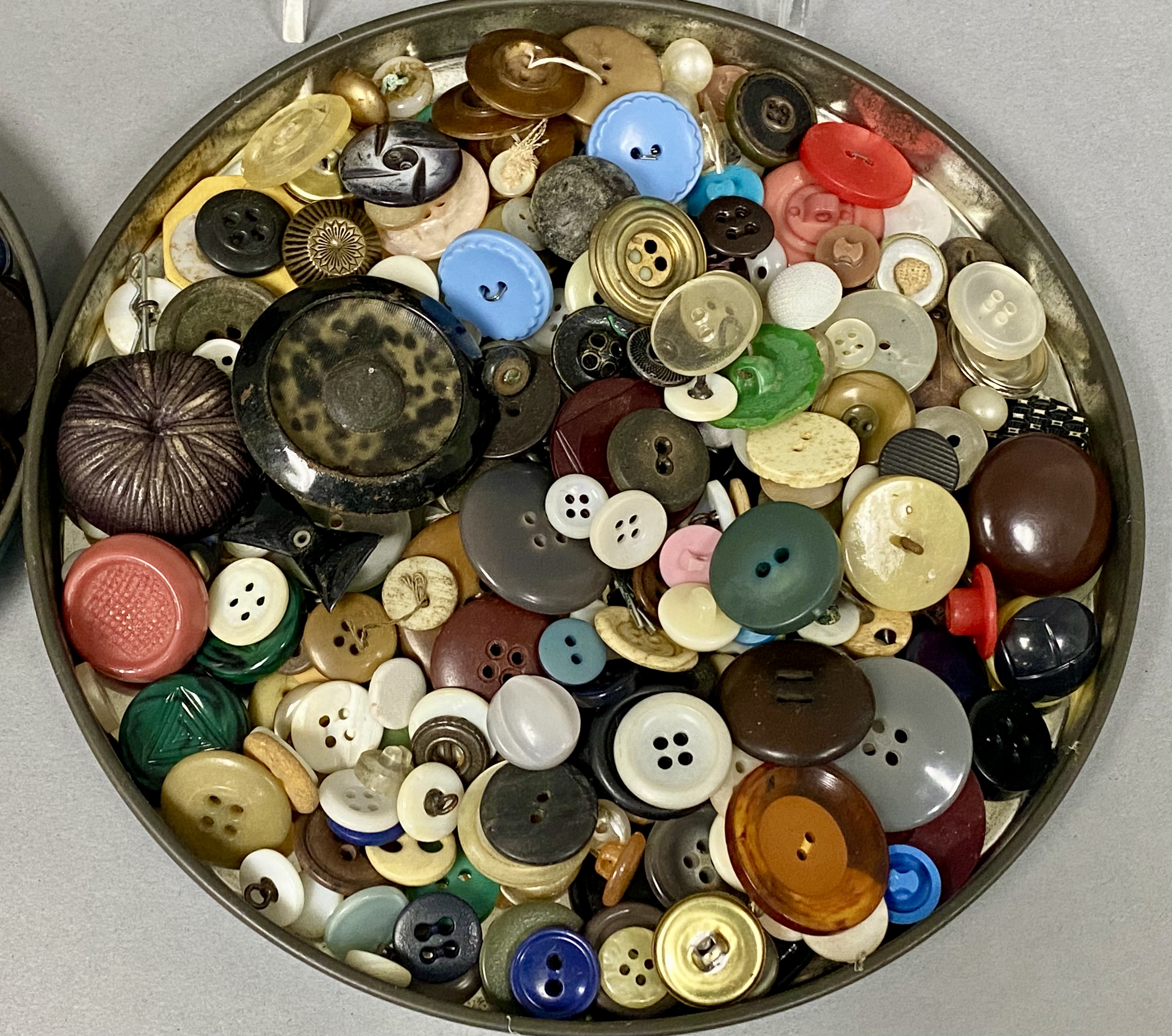 Large Collection of Vintage Buttons