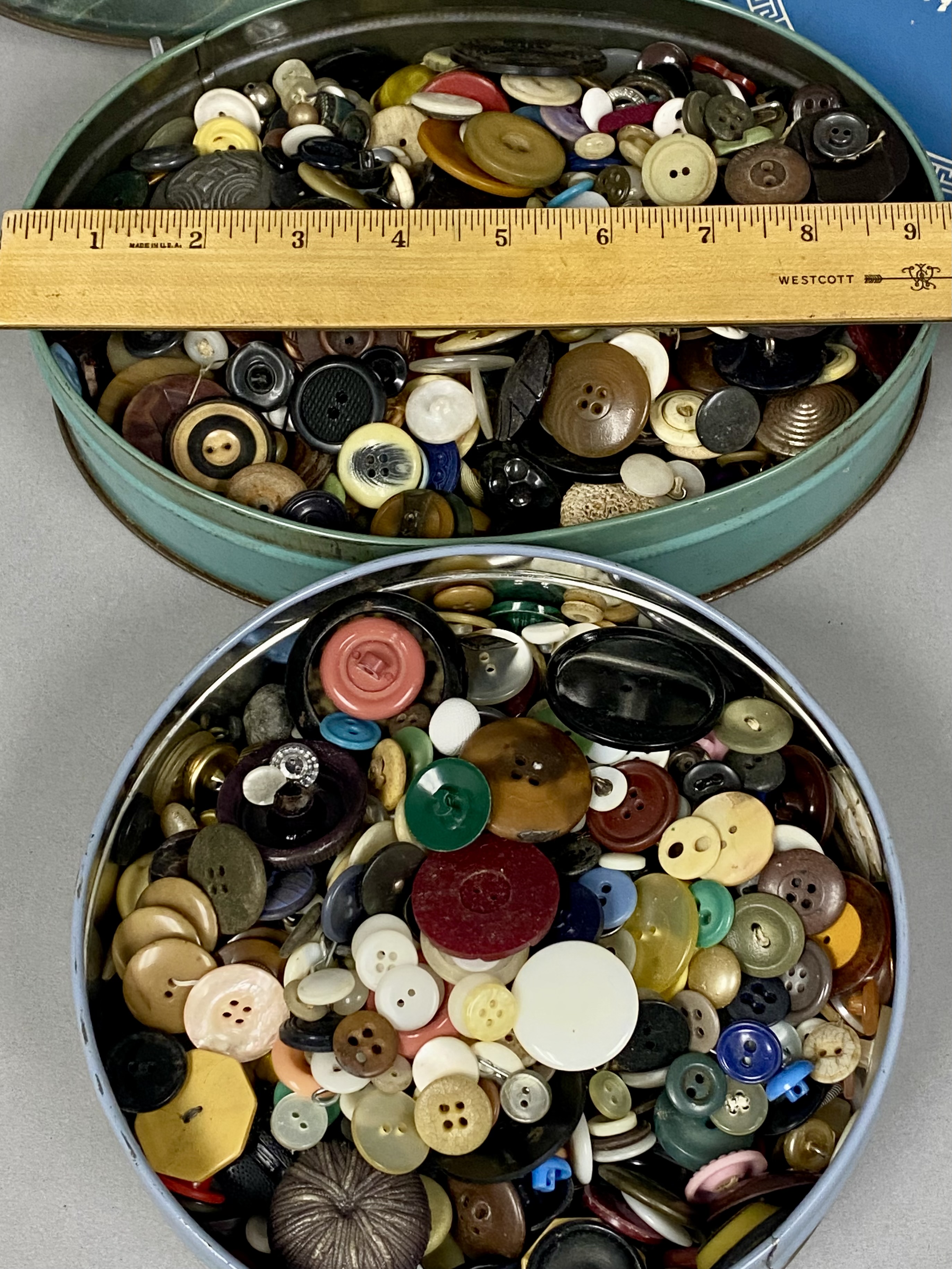 Large Collection of Vintage Buttons