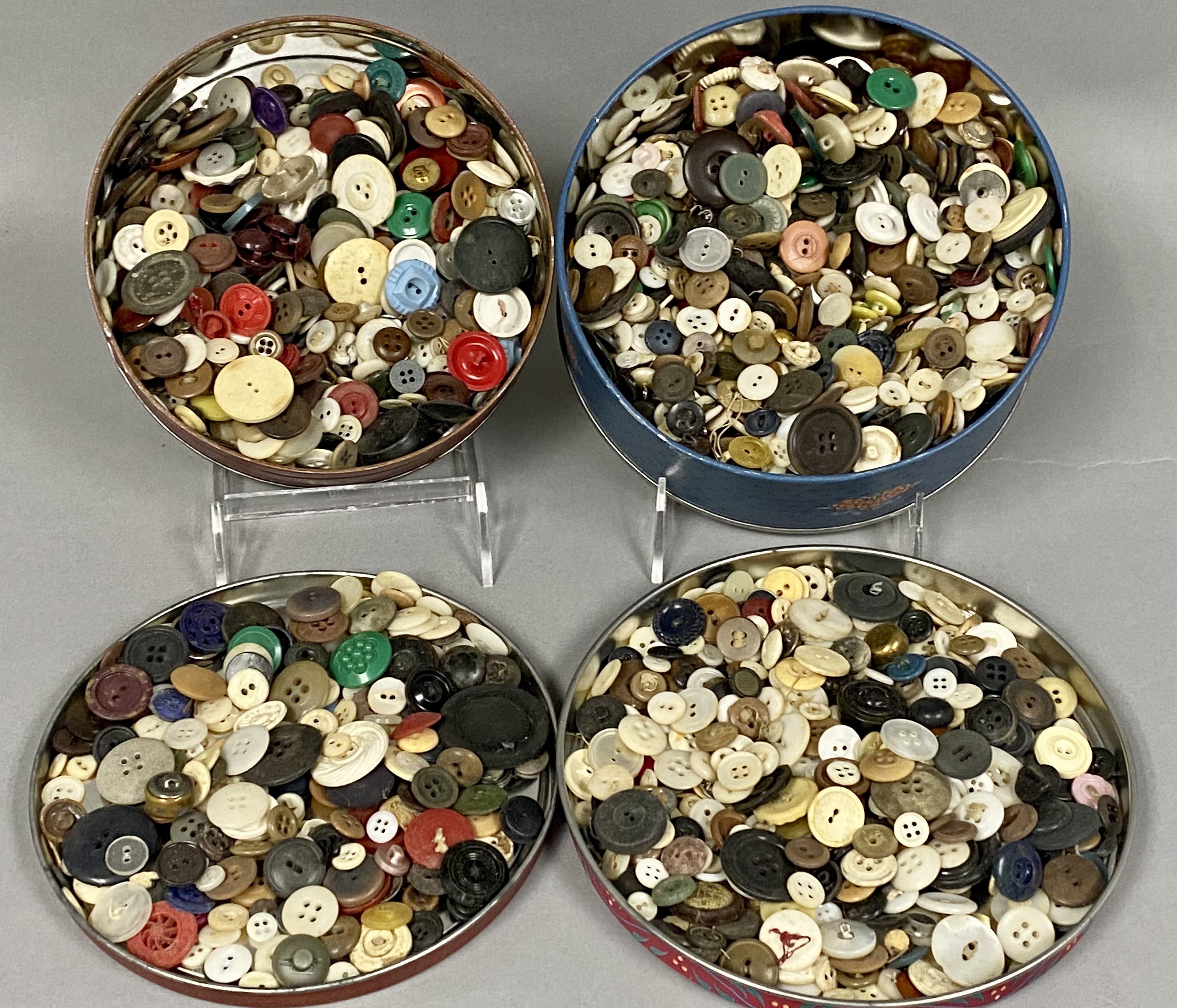 Large Collection of Vintage Buttons