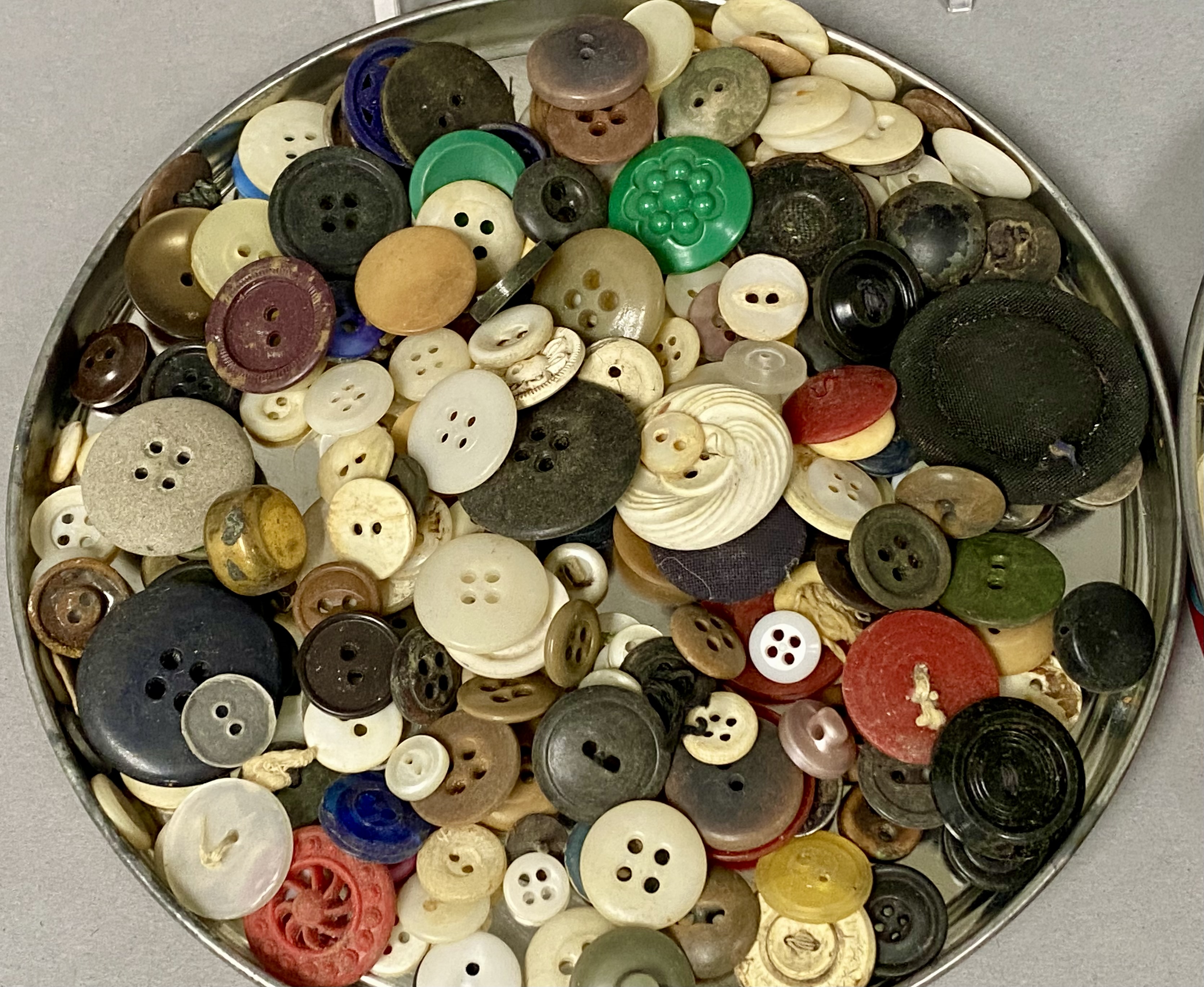 Large Collection of Vintage Buttons