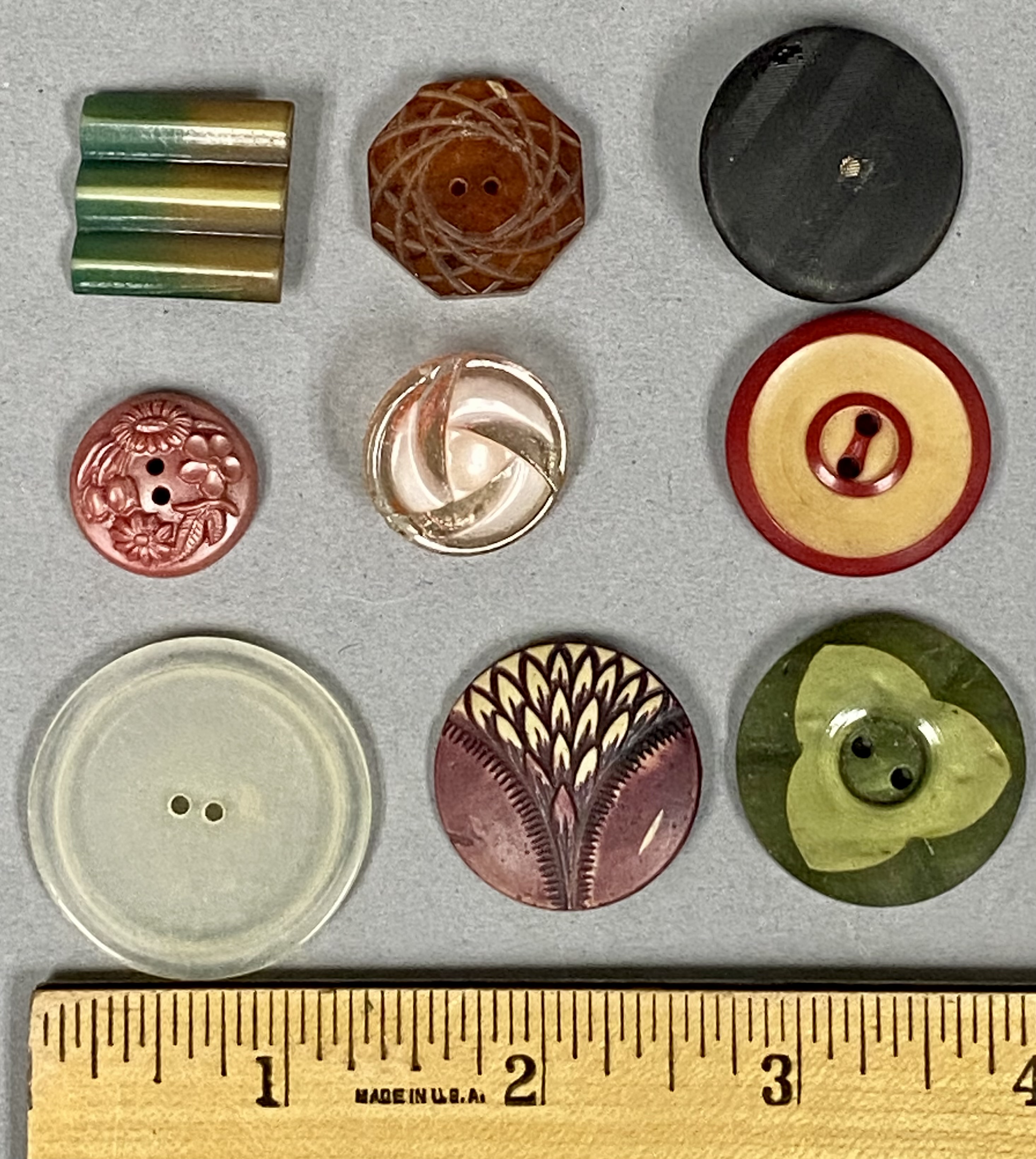 Assorted Vintage Sewing Buttons in Jar