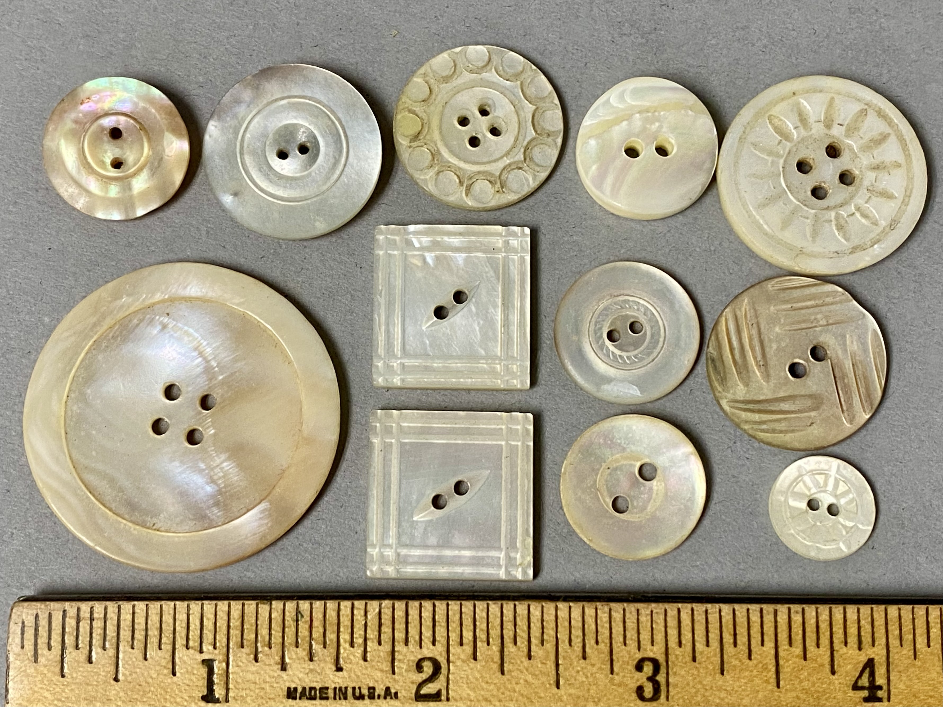 Assorted Collection of Antique Buttons