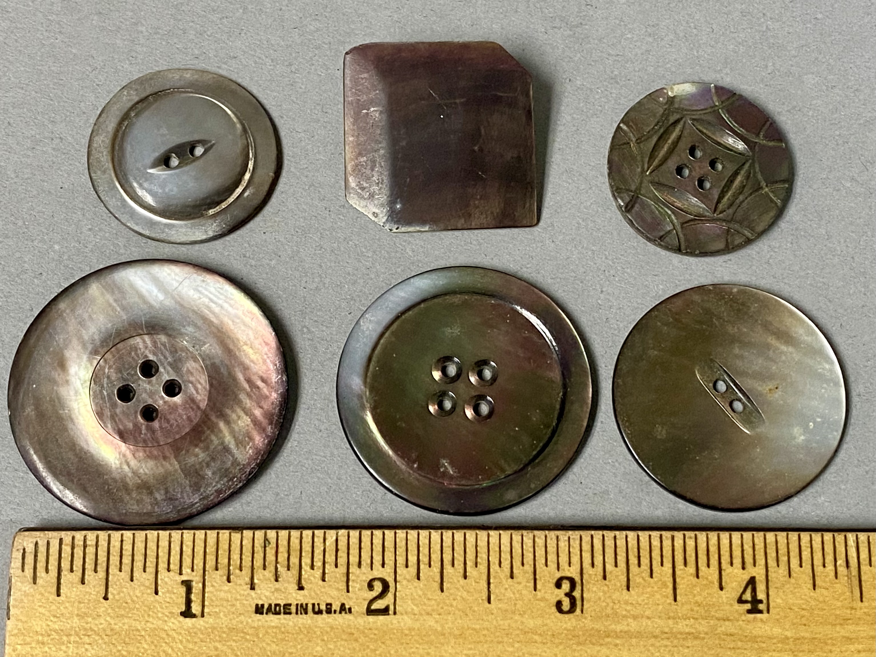 Assorted Collection of Antique Buttons