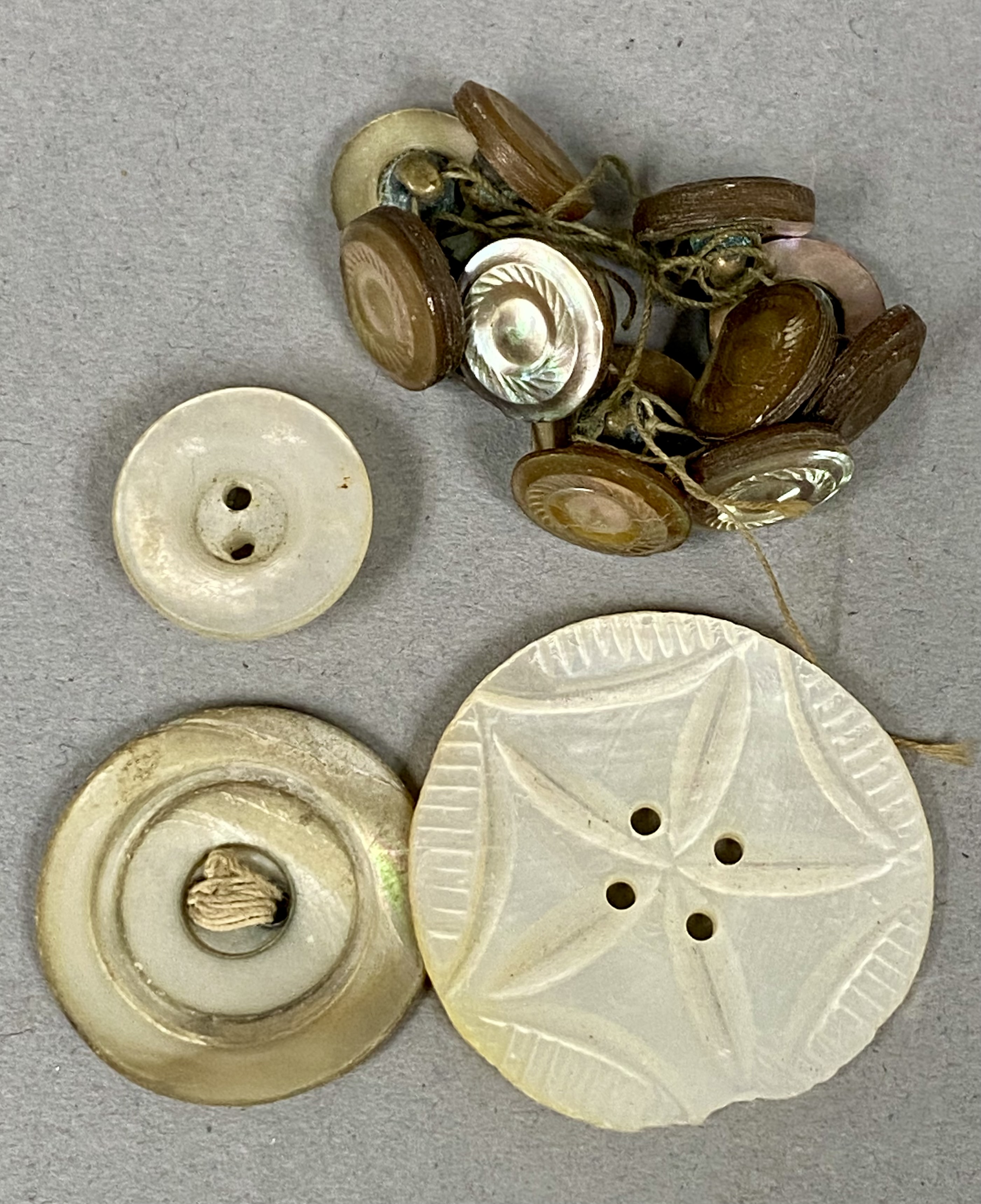 Assorted Collection of Antique Buttons