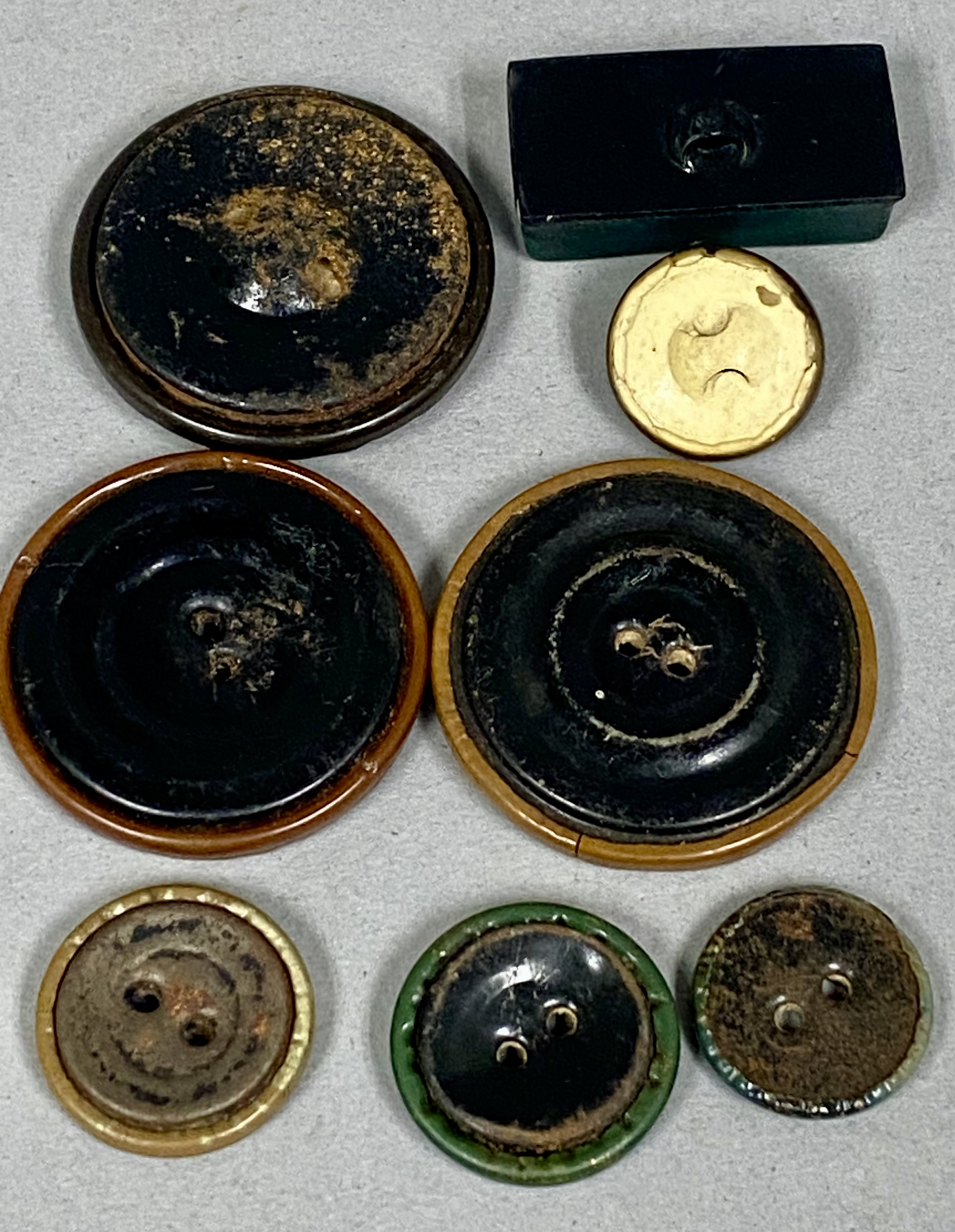 Collection of Vintage Bakelite and Celluloid Buttons