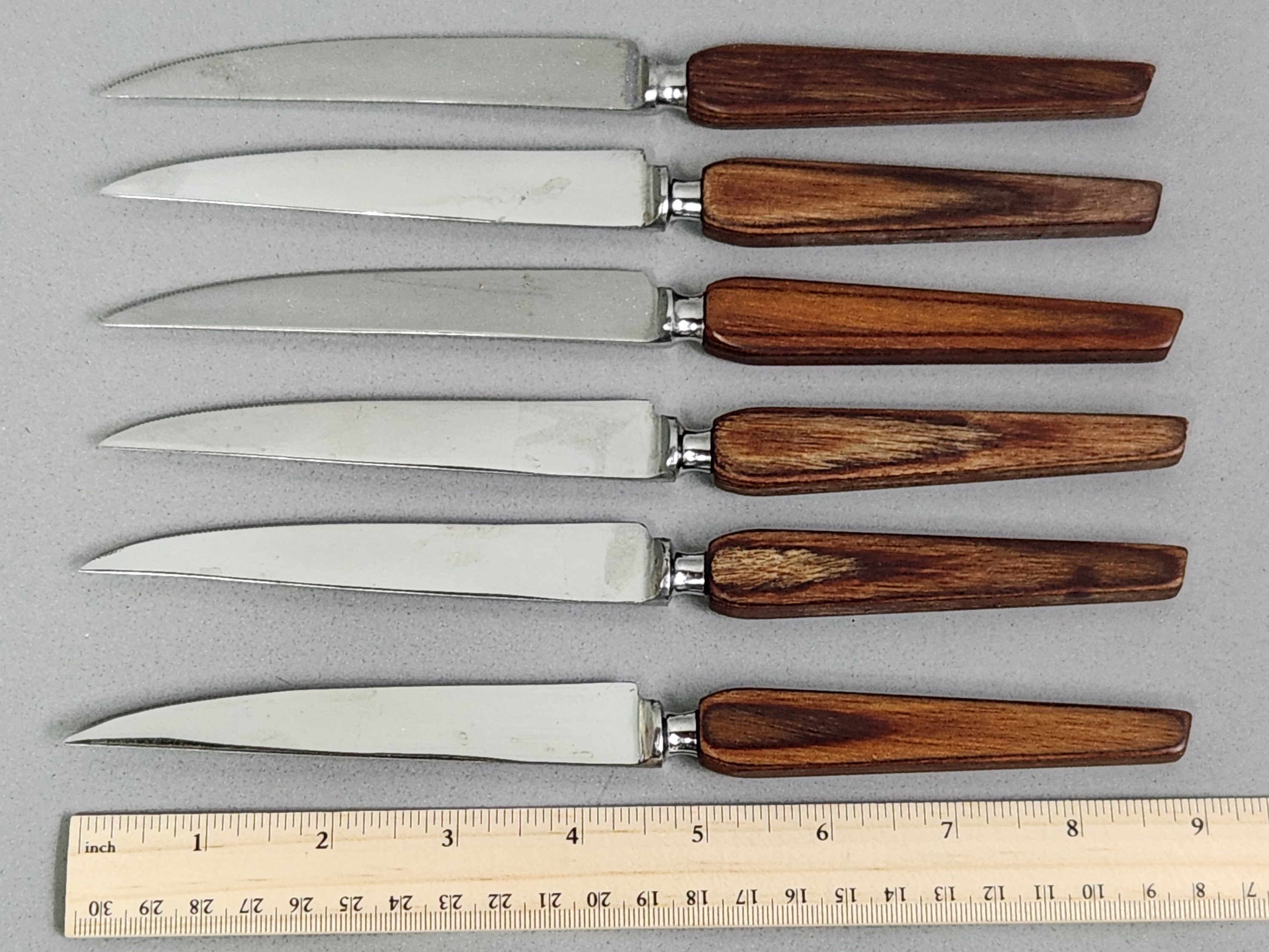 Six Burns Steak Knives