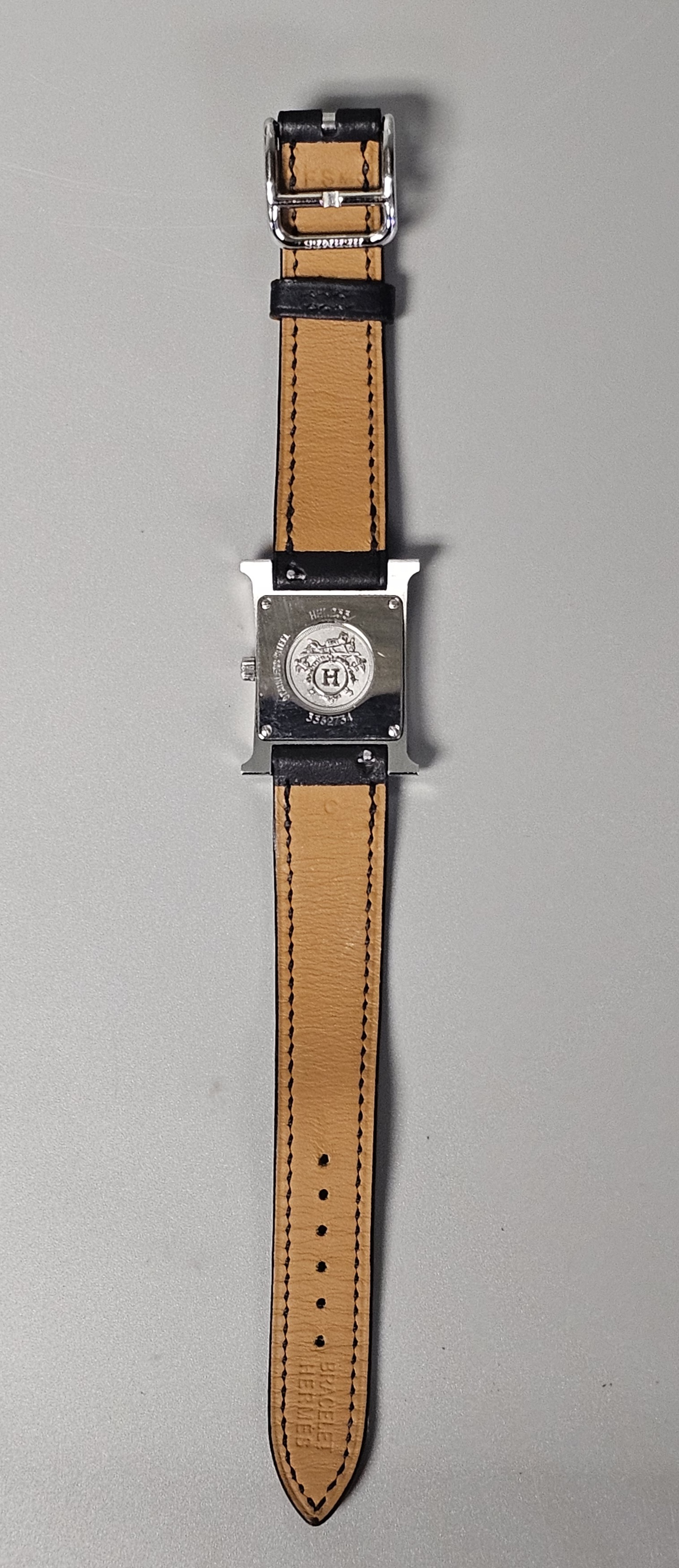 Hermes Diamond Heure H Wristwatch