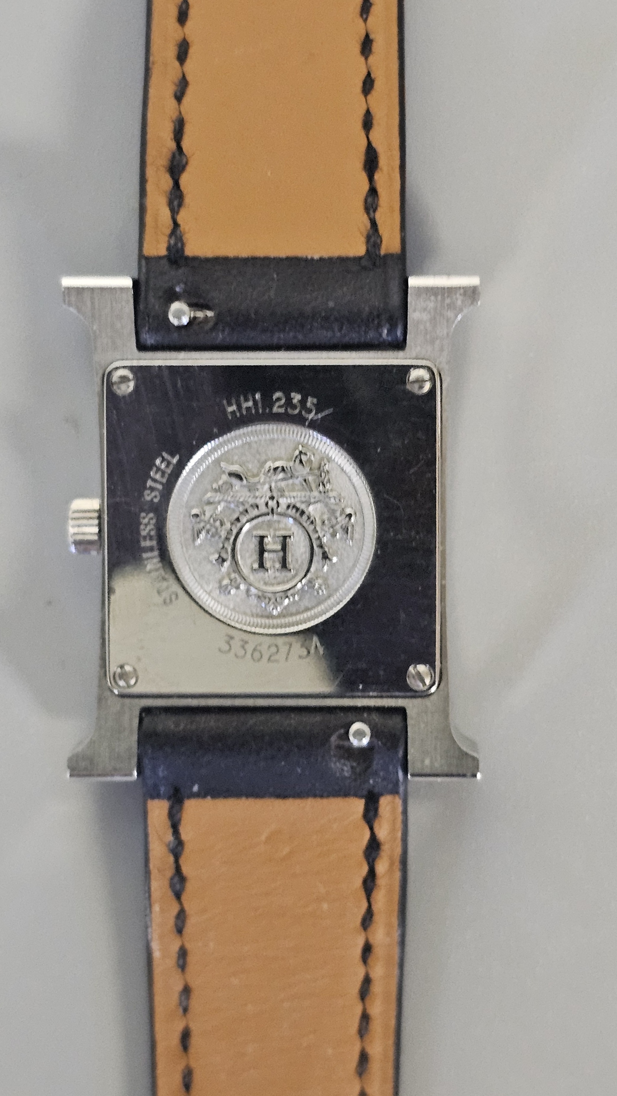 Hermes Diamond Heure H Wristwatch