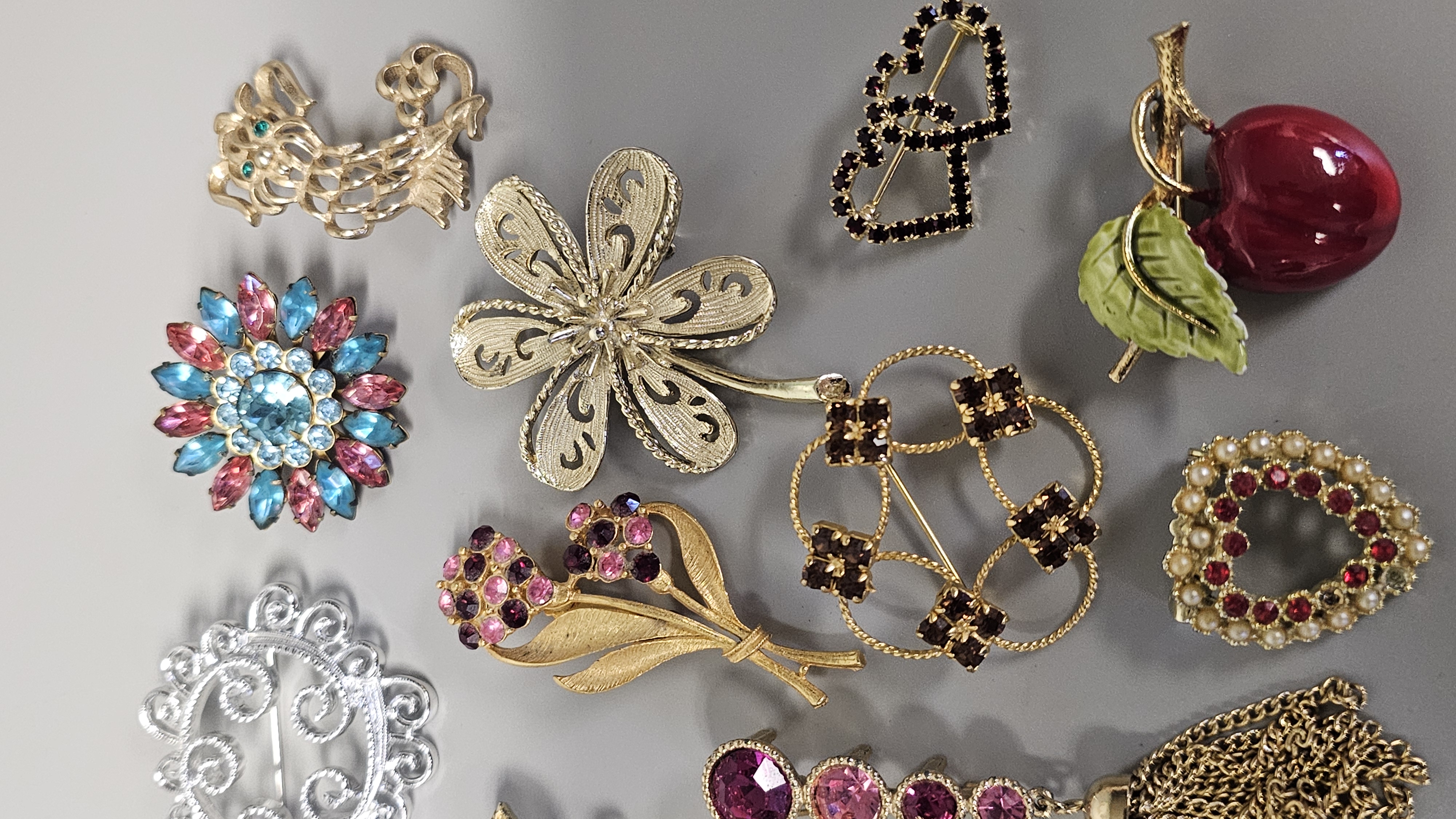 Vintage Costume Jewelry Brooches Inc Coventry