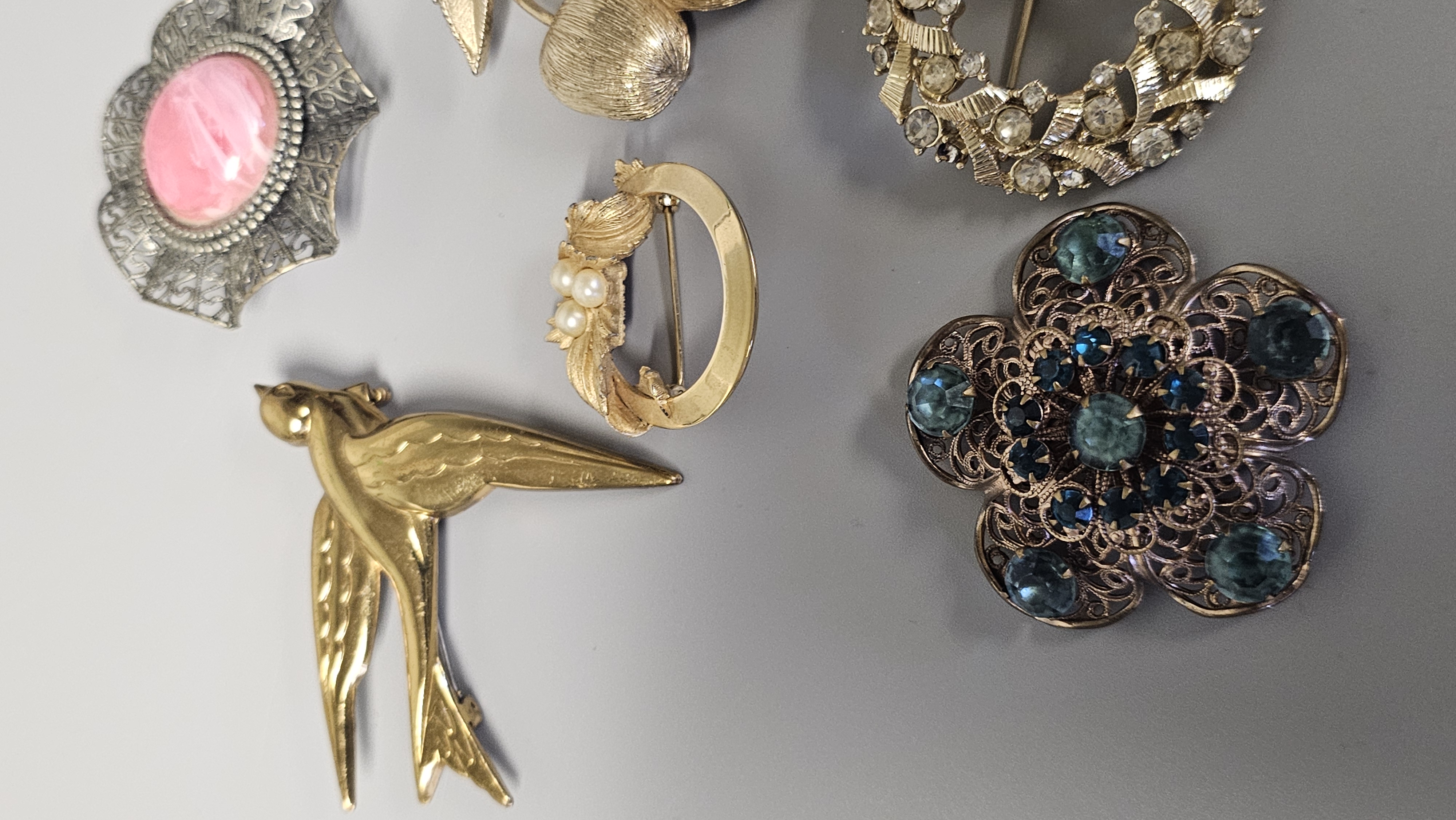 Vintage Costume Jewelry Brooches Inc Coventry