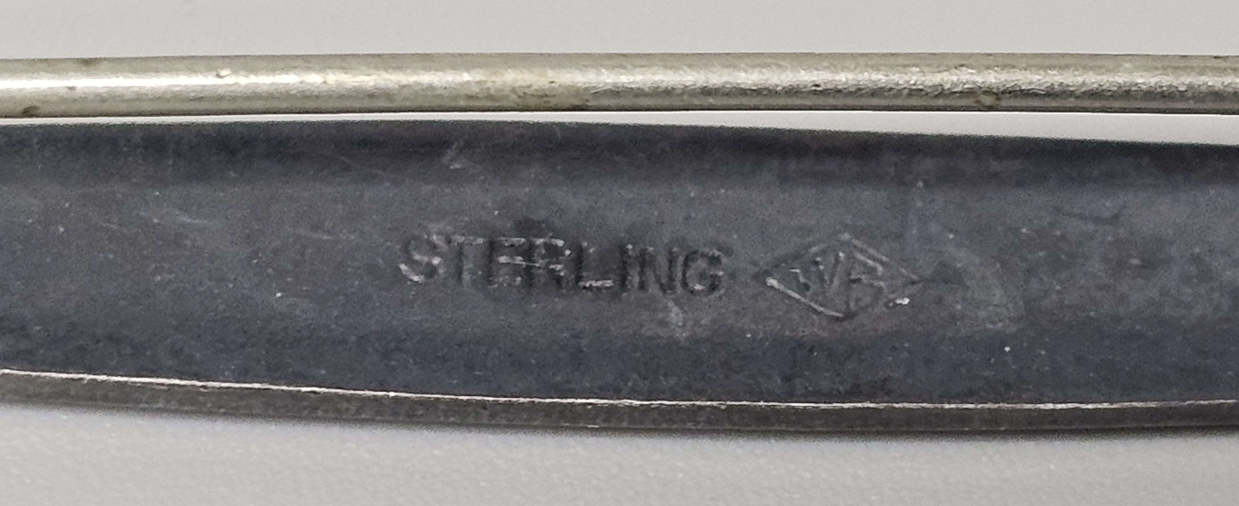 Art Deco Enamel Bar Brooch