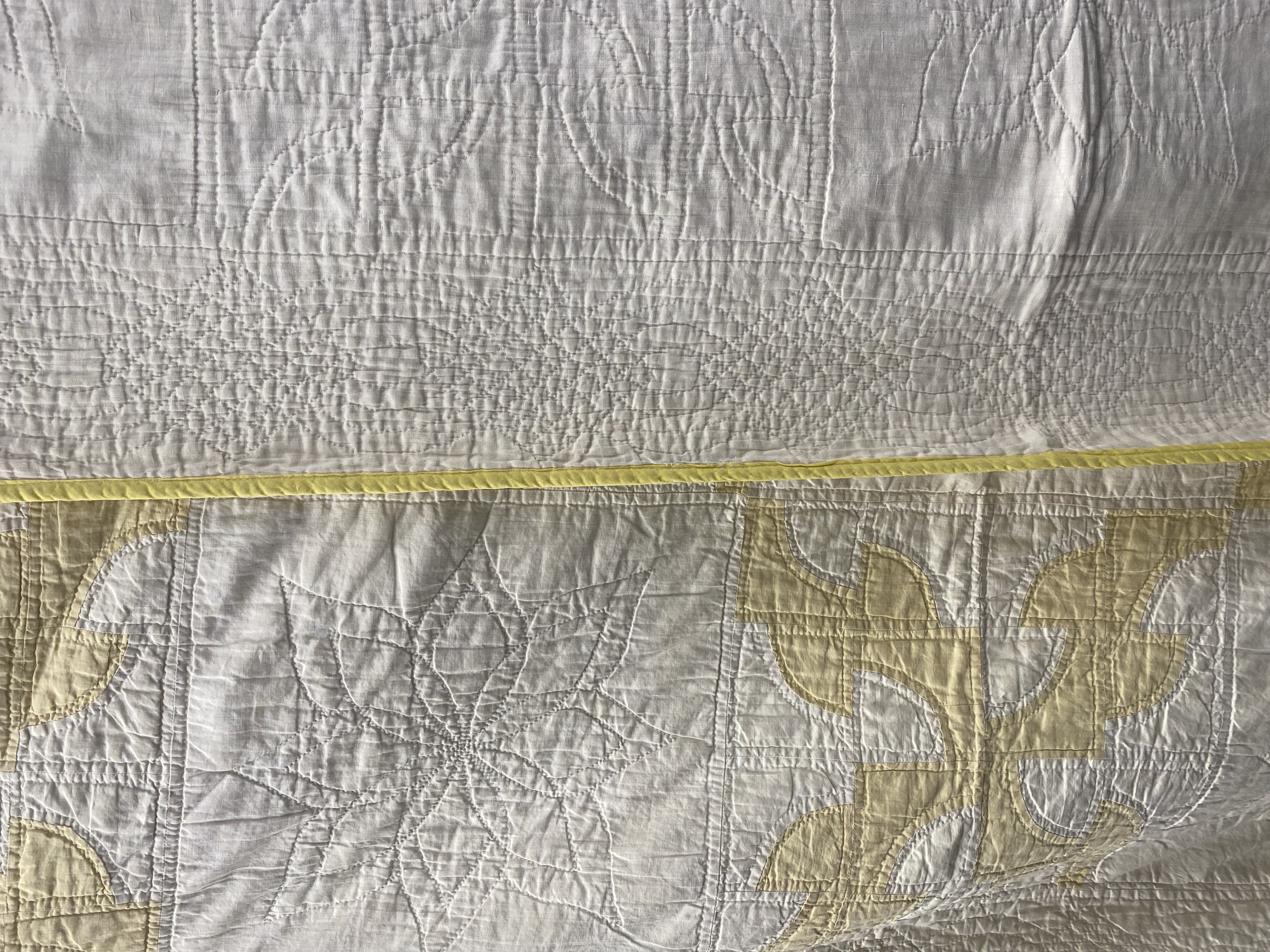 American Foliate Applique Cotton Quilt