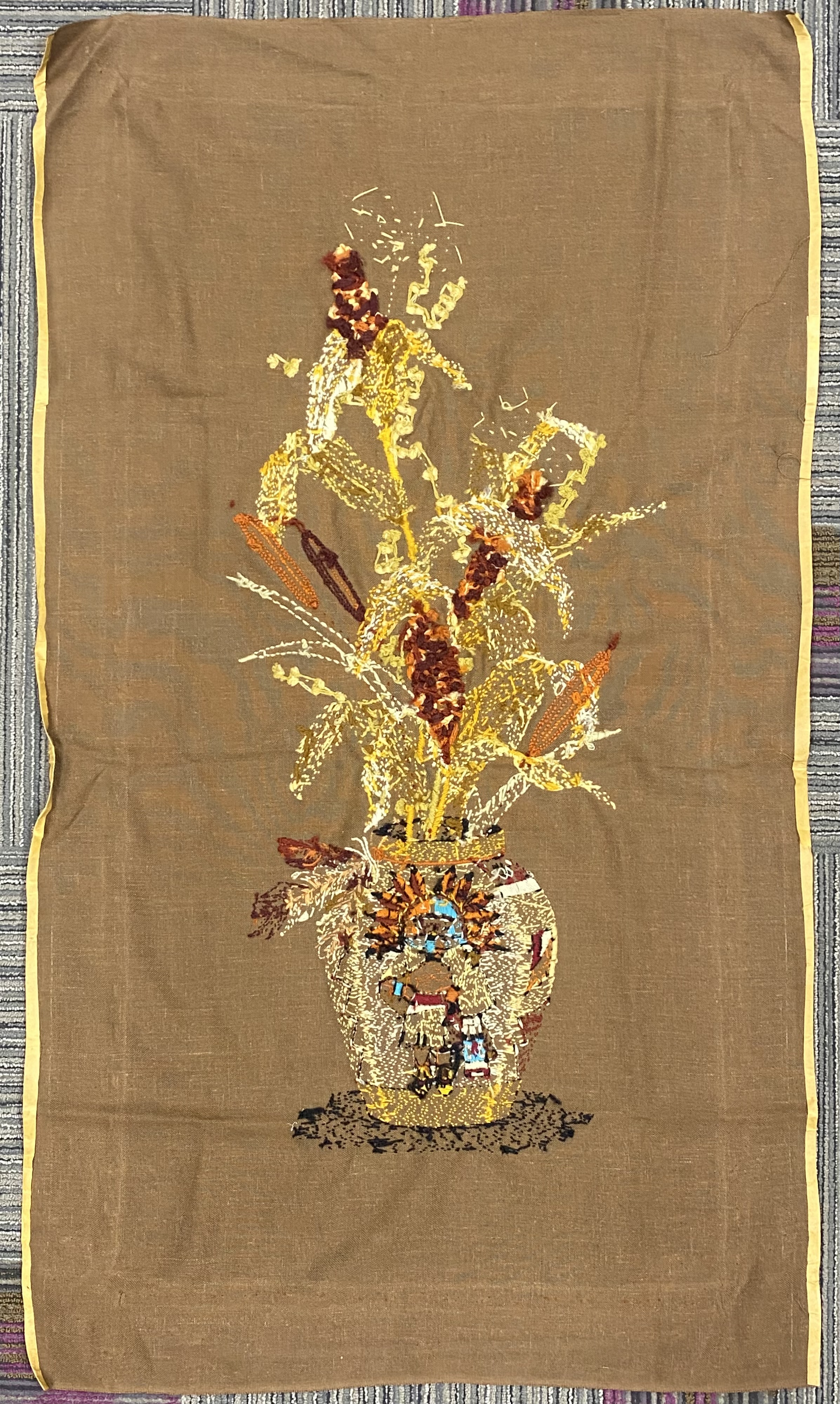 Sunset Designs Kachina Crewel Embroidery
