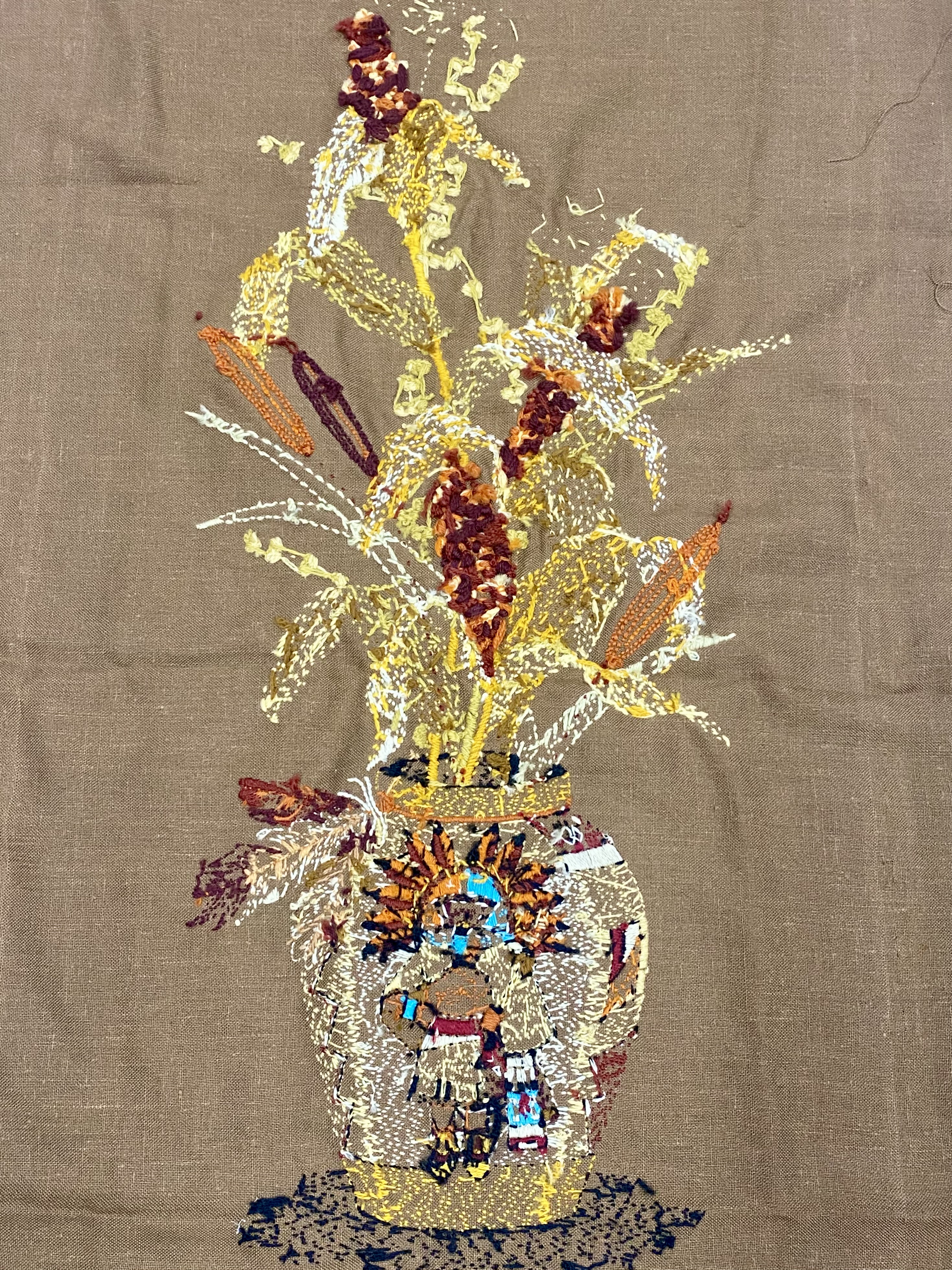 Sunset Designs Kachina Crewel Embroidery