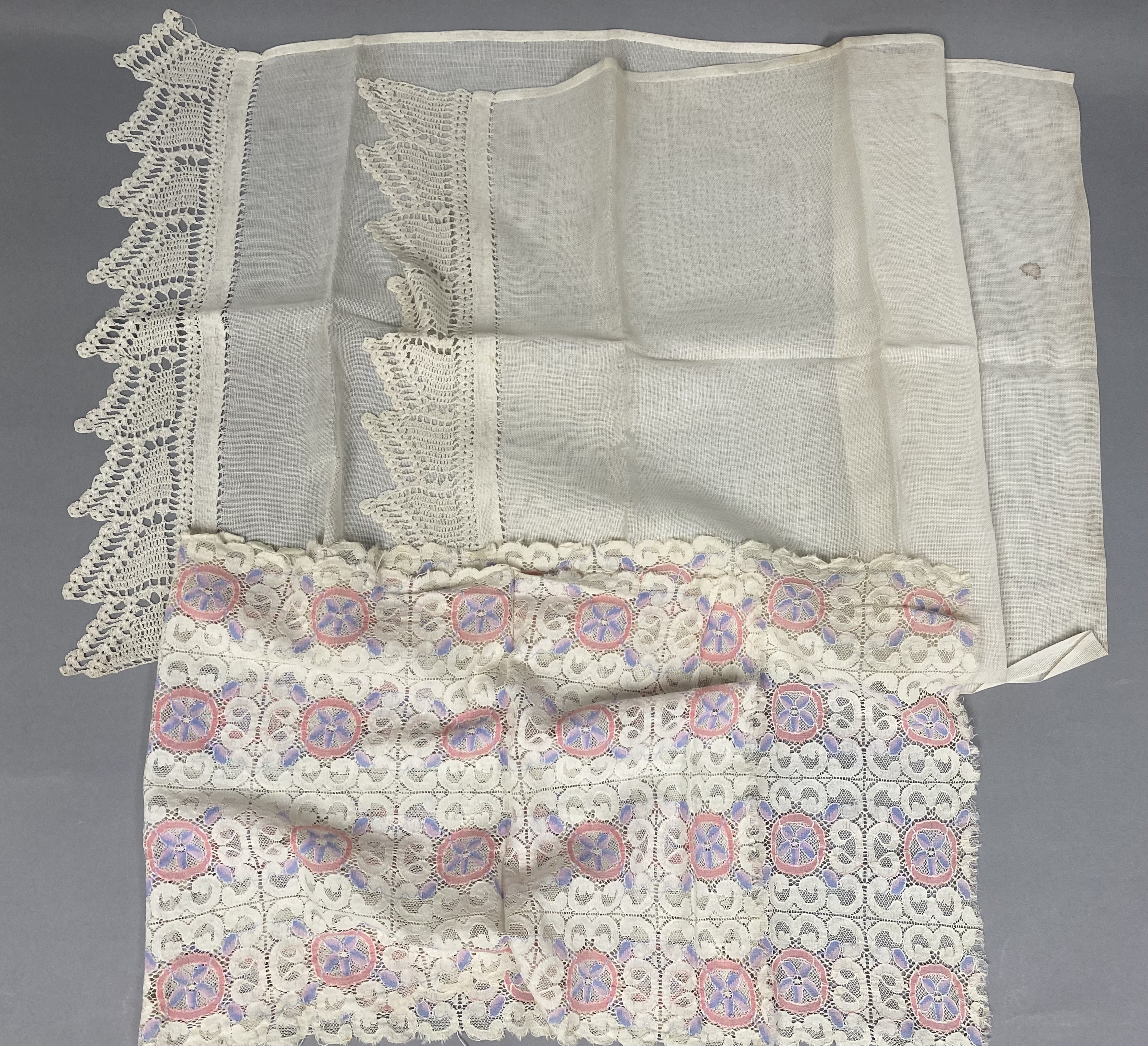 Collection of Vintage Linens and Samplers