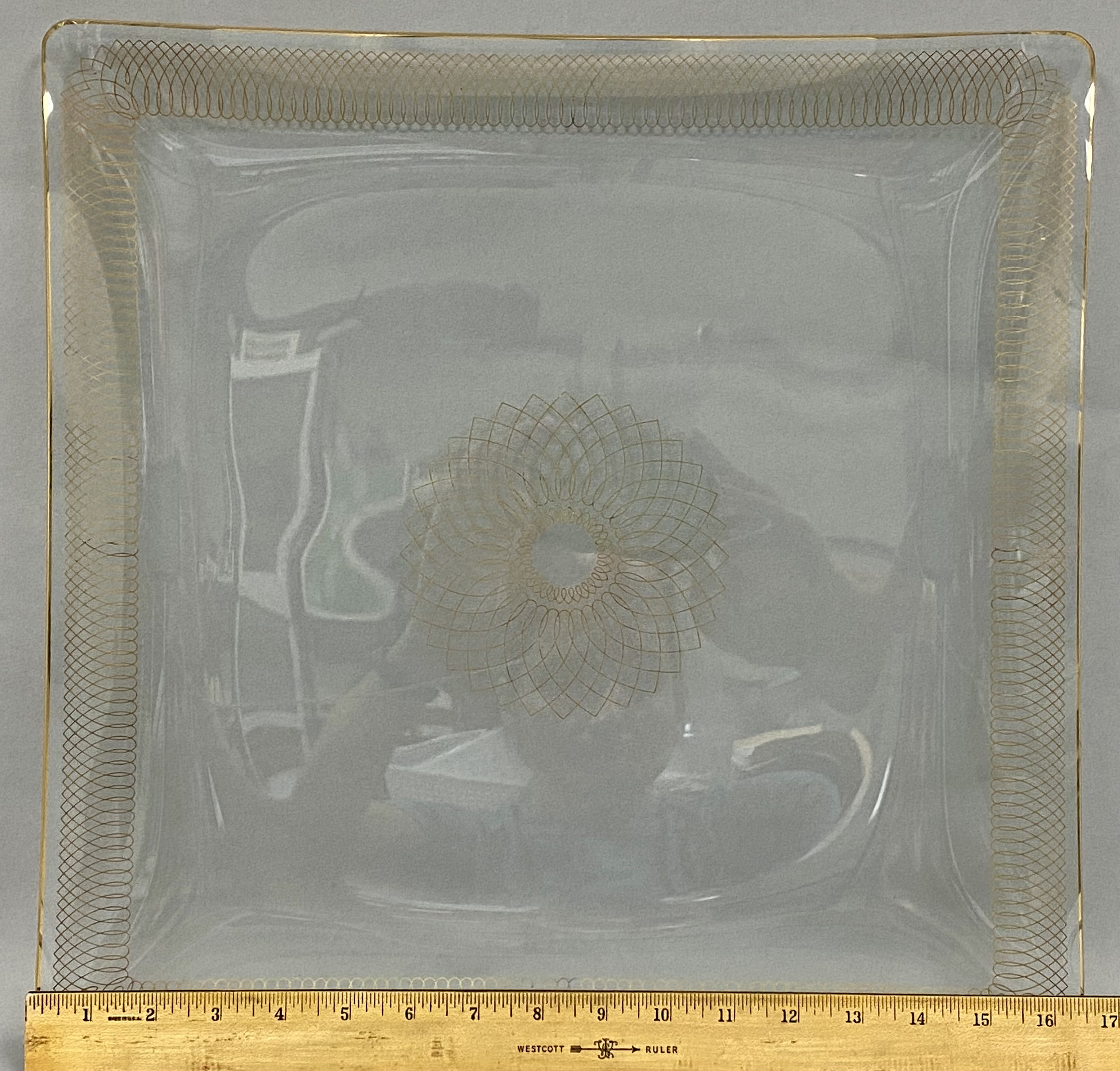 Mid-Century Modern Gilt Glassware Collection
