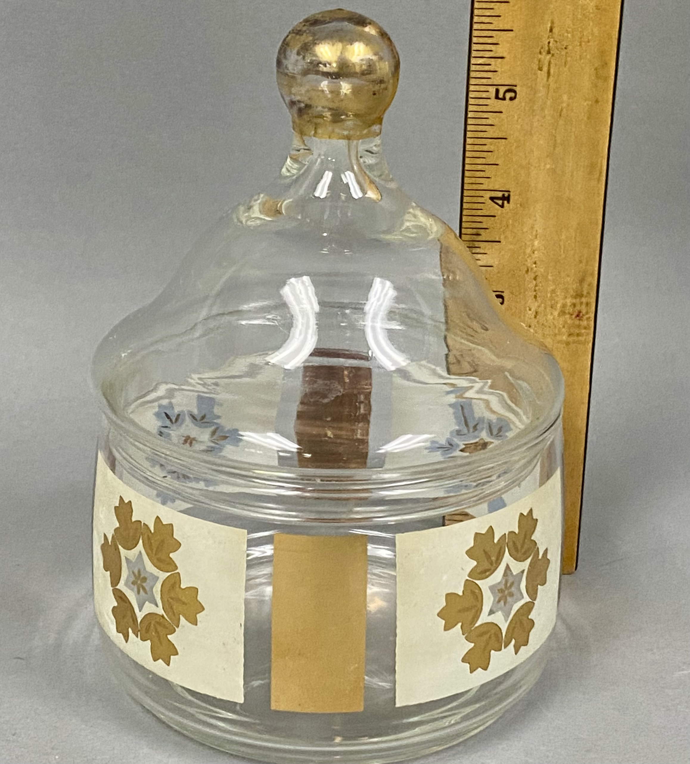 Mid-Century Modern Gilt Glassware Collection