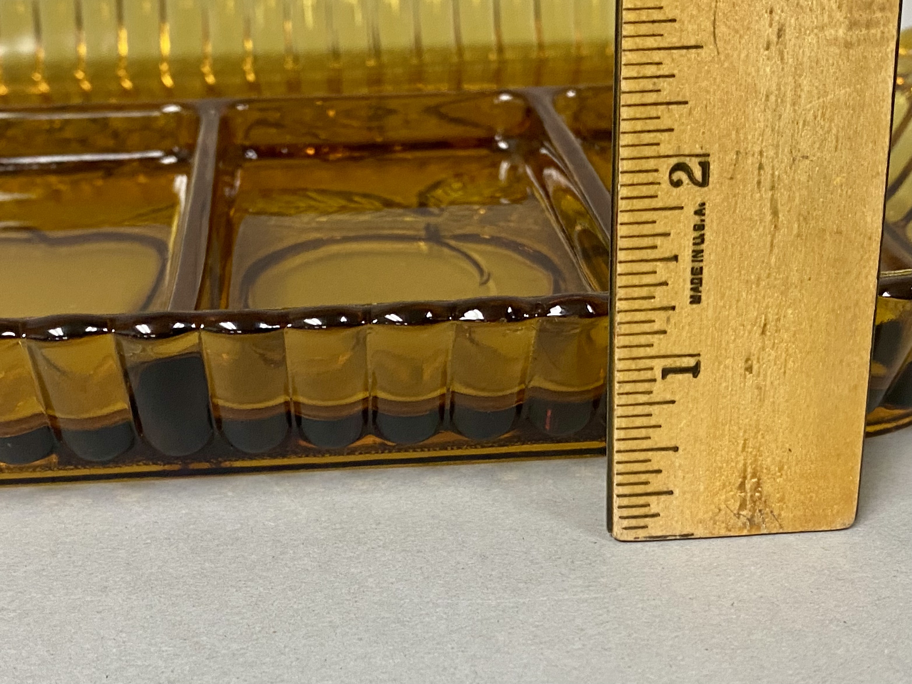 Collection of Mid-Century Amber Glassware