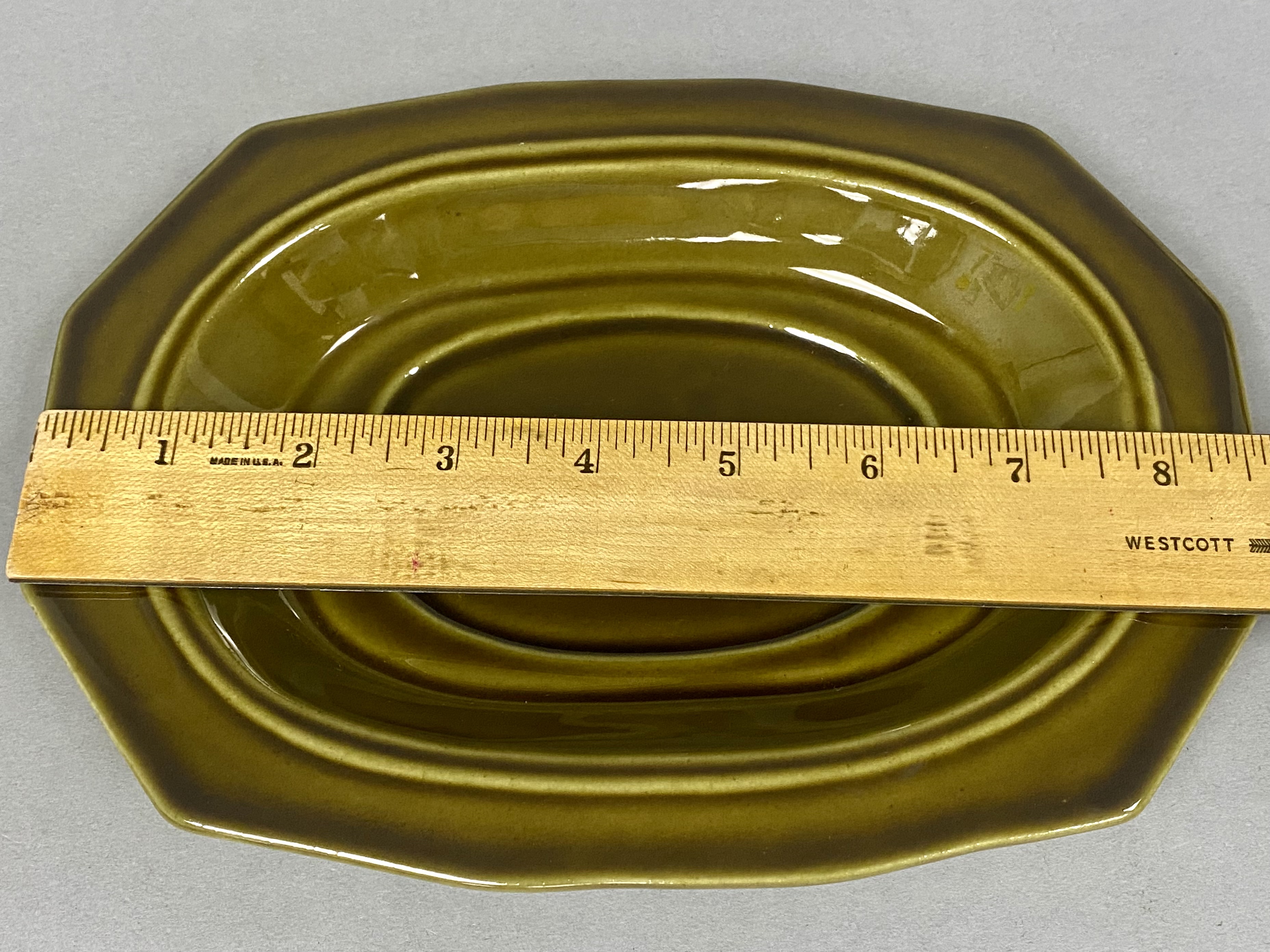 Two-Piece Pfaltzgraff Heritage Green Server