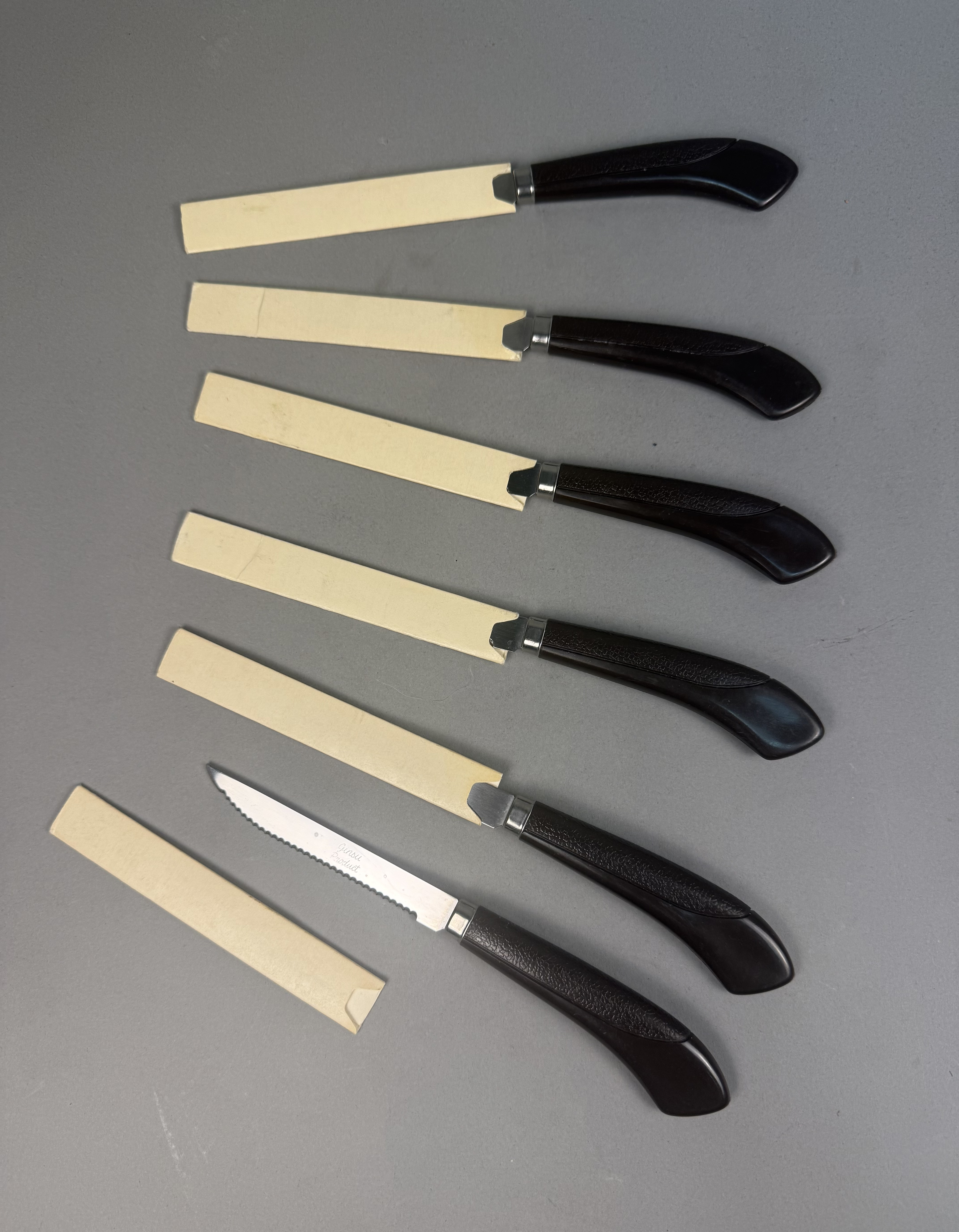 Set of Six Ginsu Steak Knives