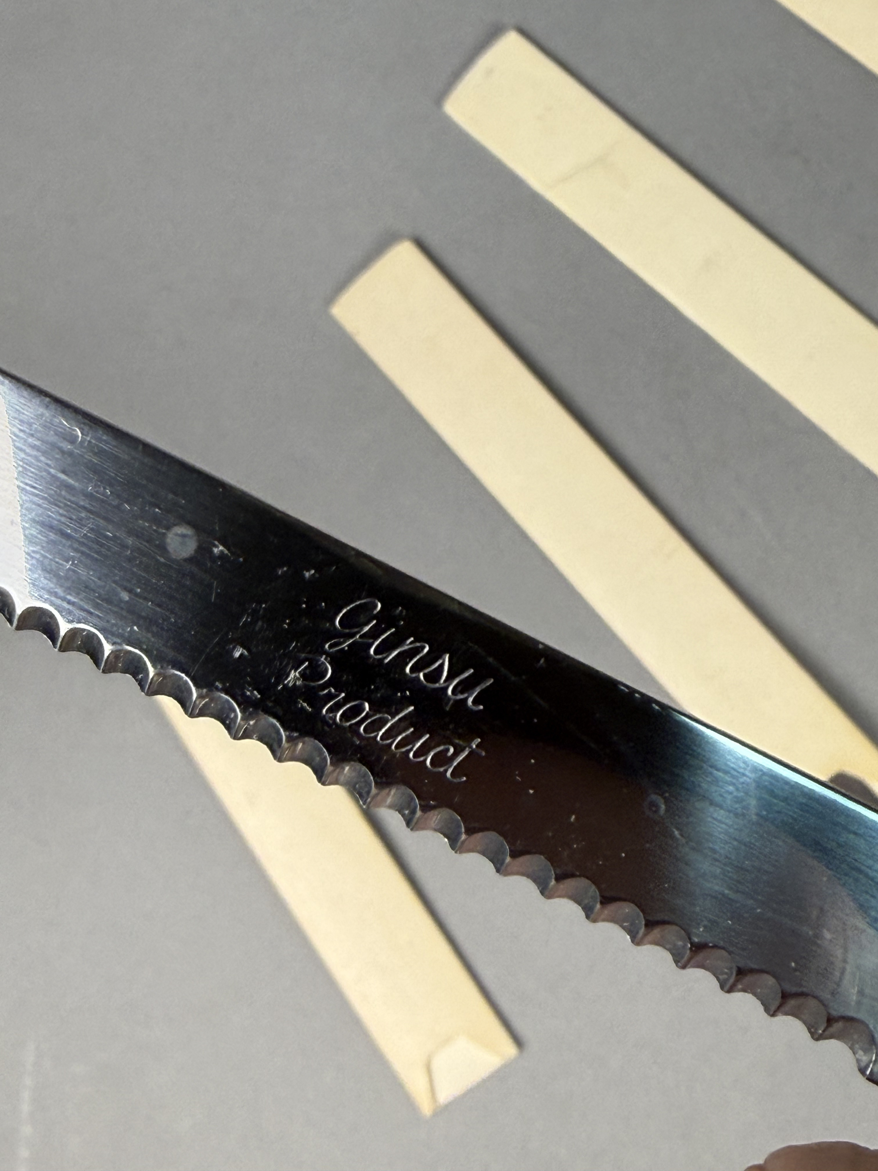 Set of Six Ginsu Steak Knives