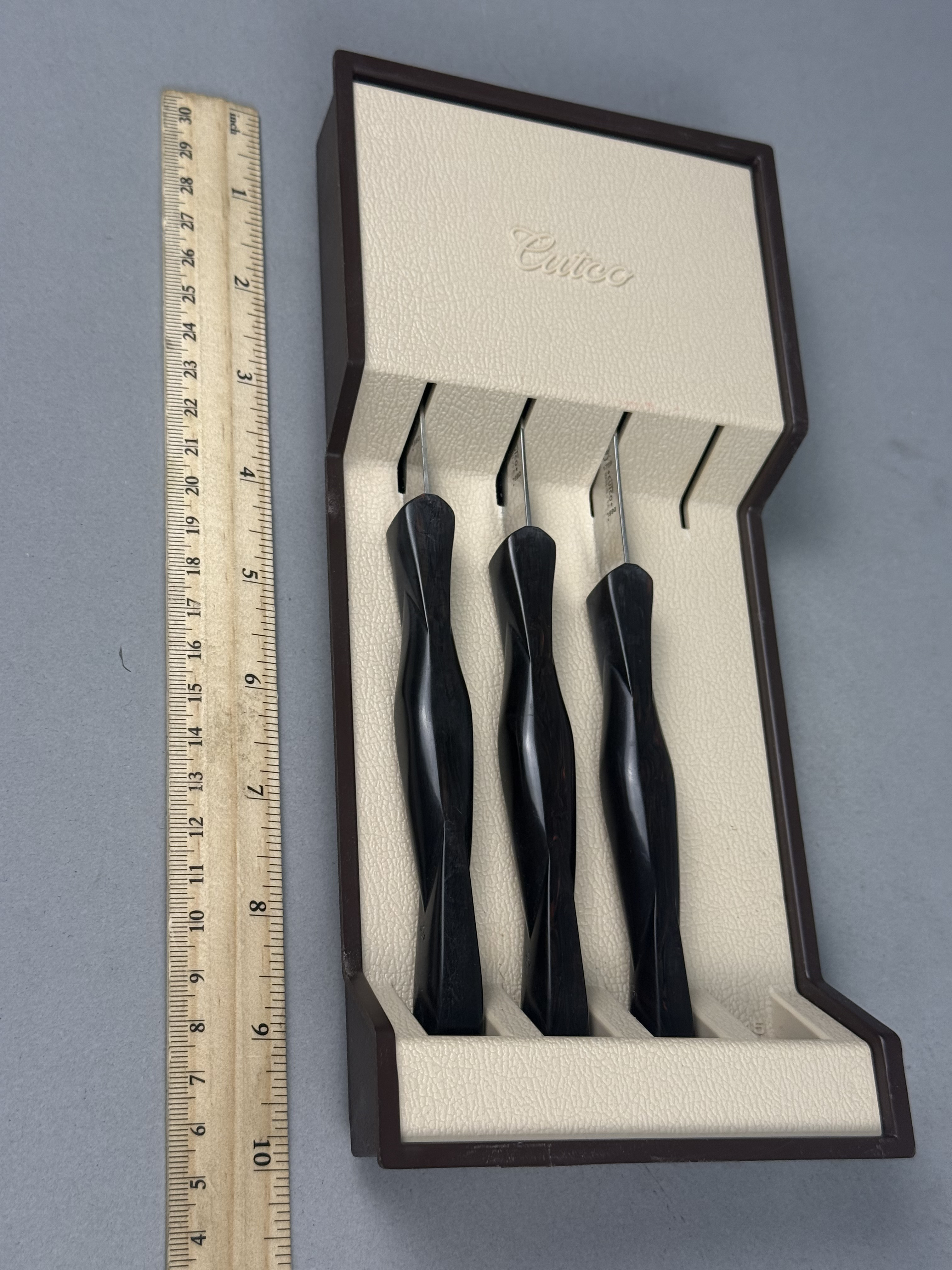 Trio of Vintage Cutco Table Knives