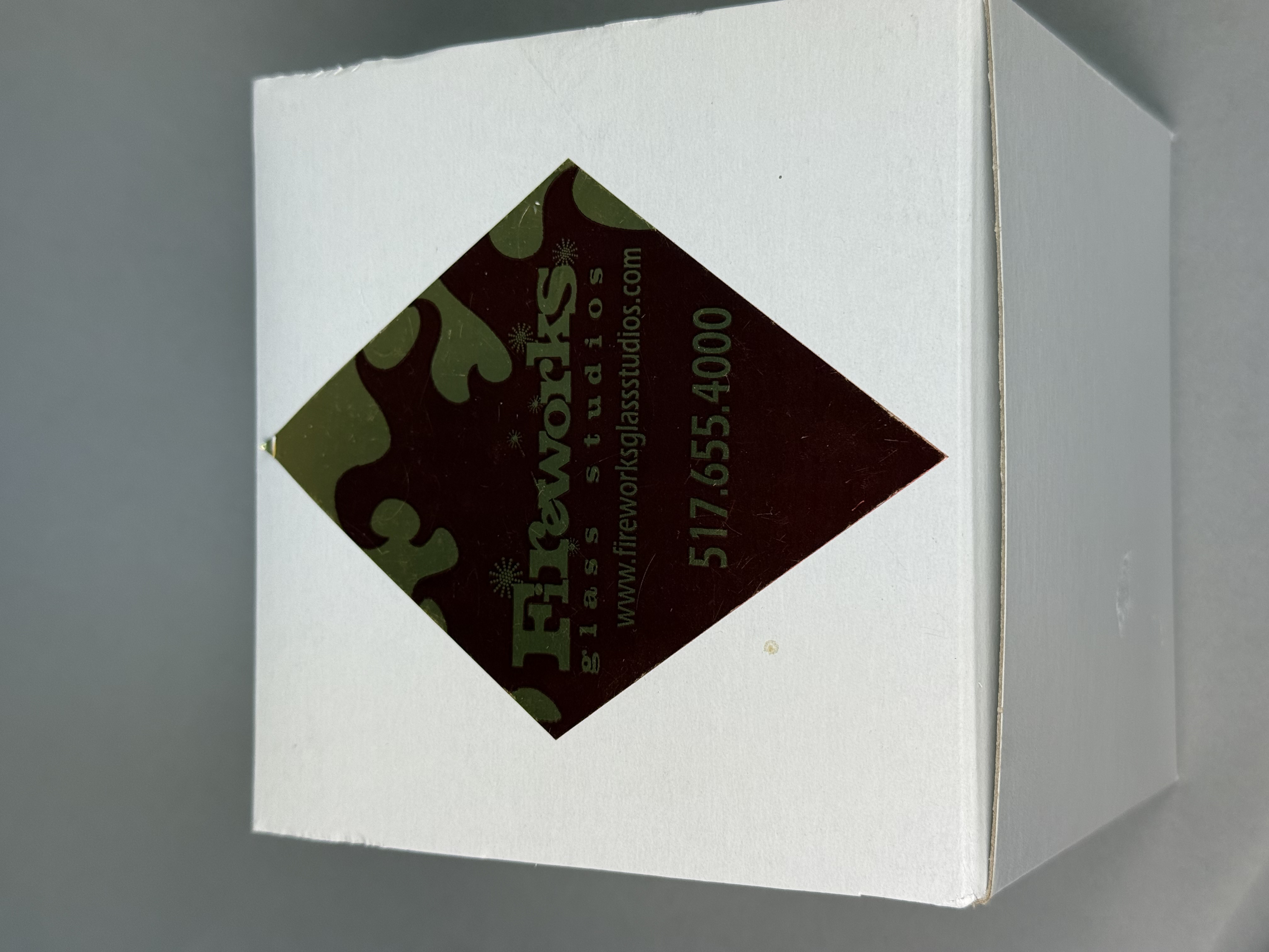 Fireworks Studios Blown Art Glass Ornament