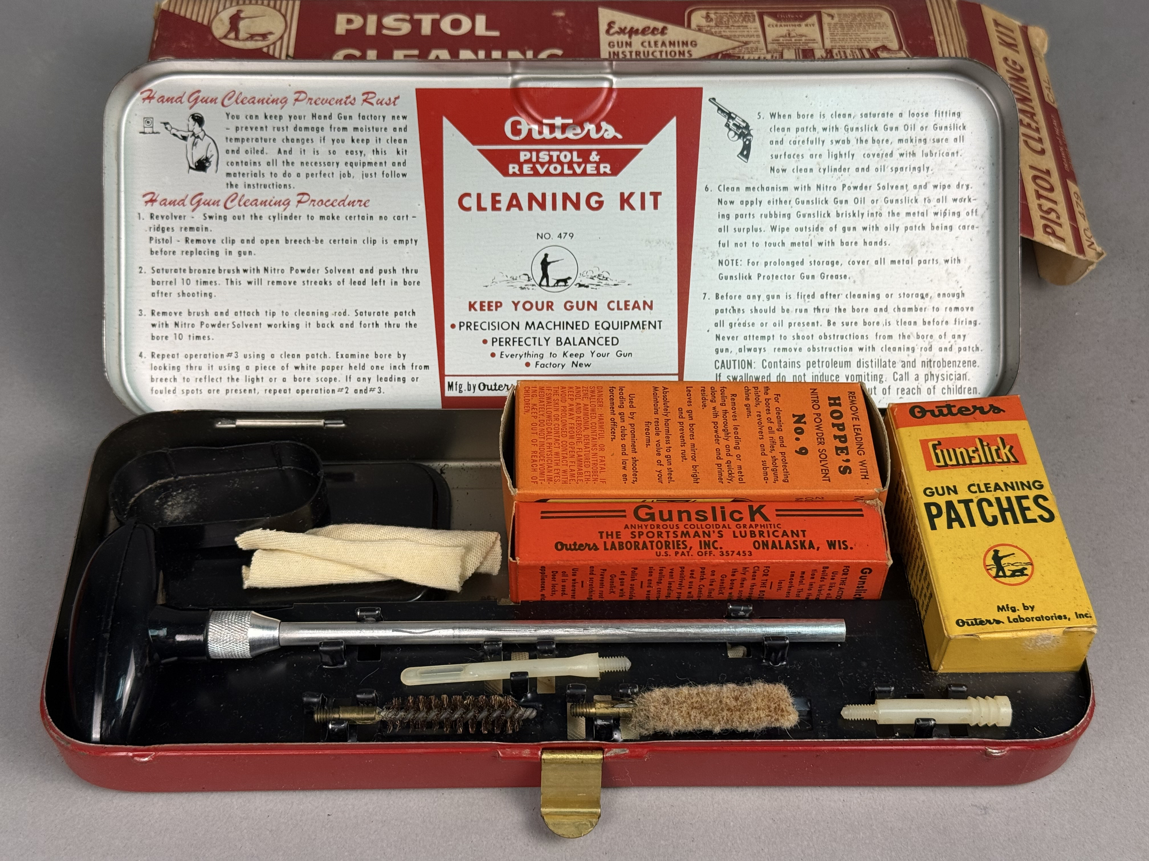An Assortment of Gun Cleaning Kits