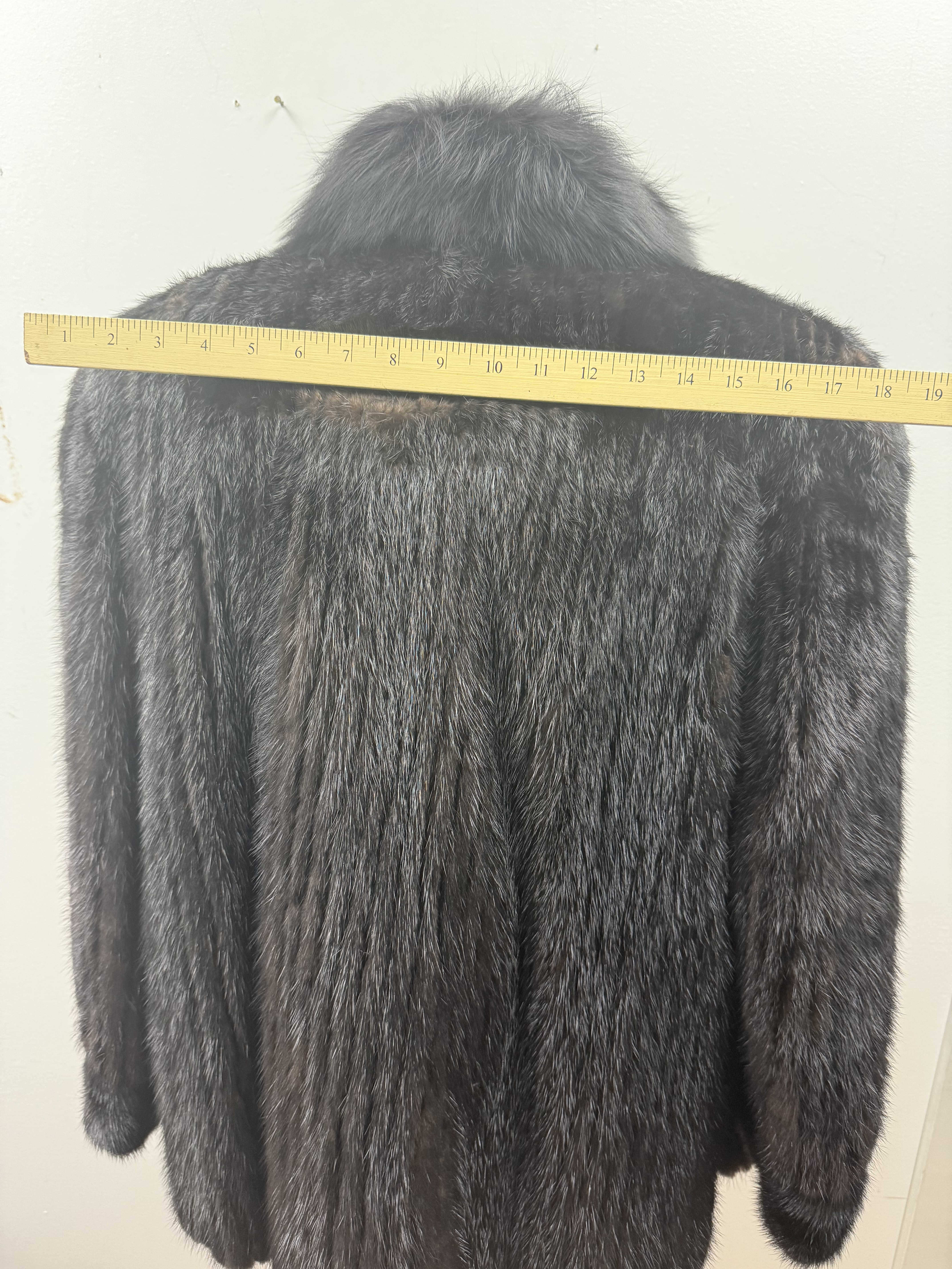 Hudson's Mink and Fox Fur Coat
