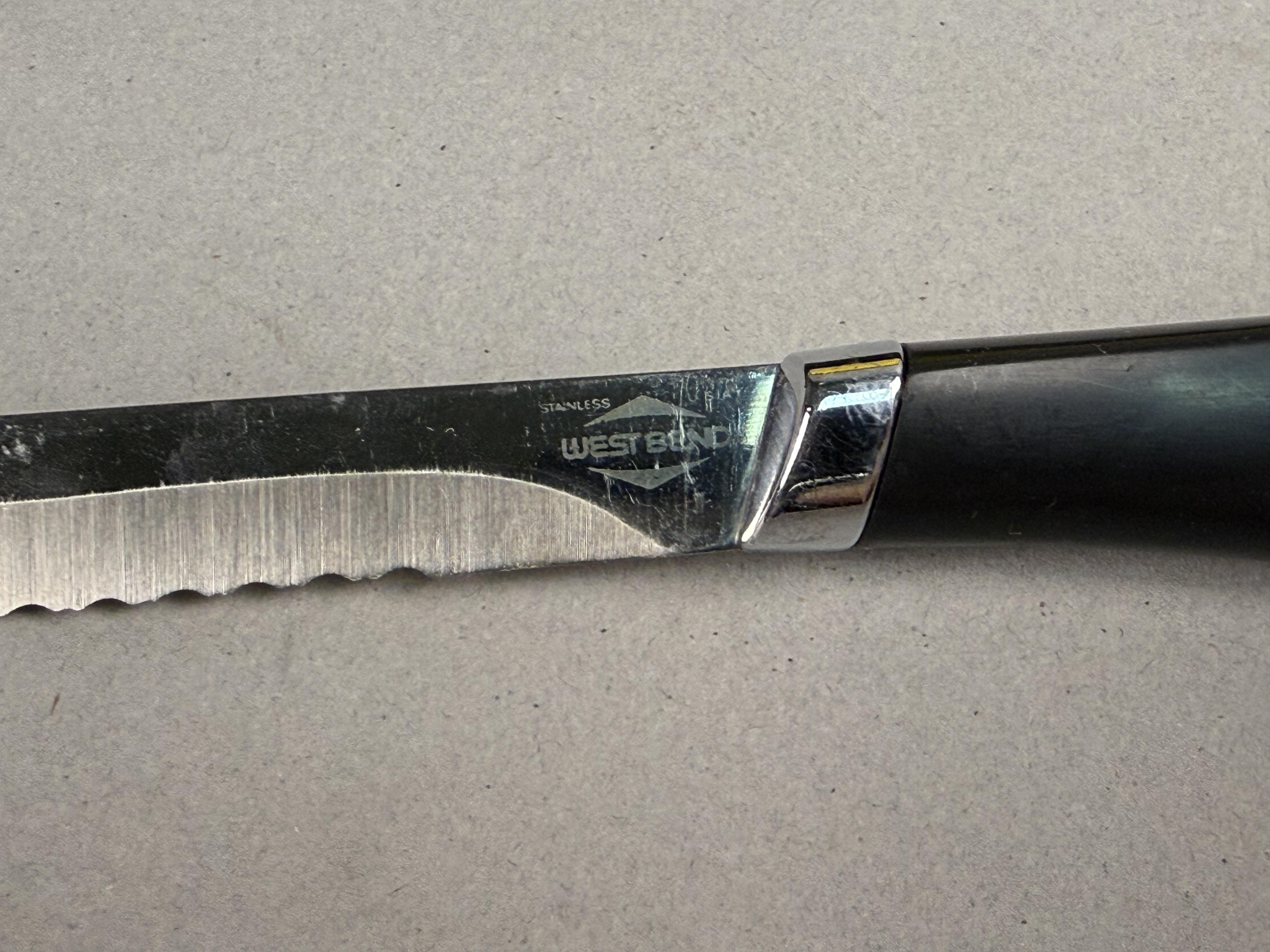 Six West Bend Steak Knives