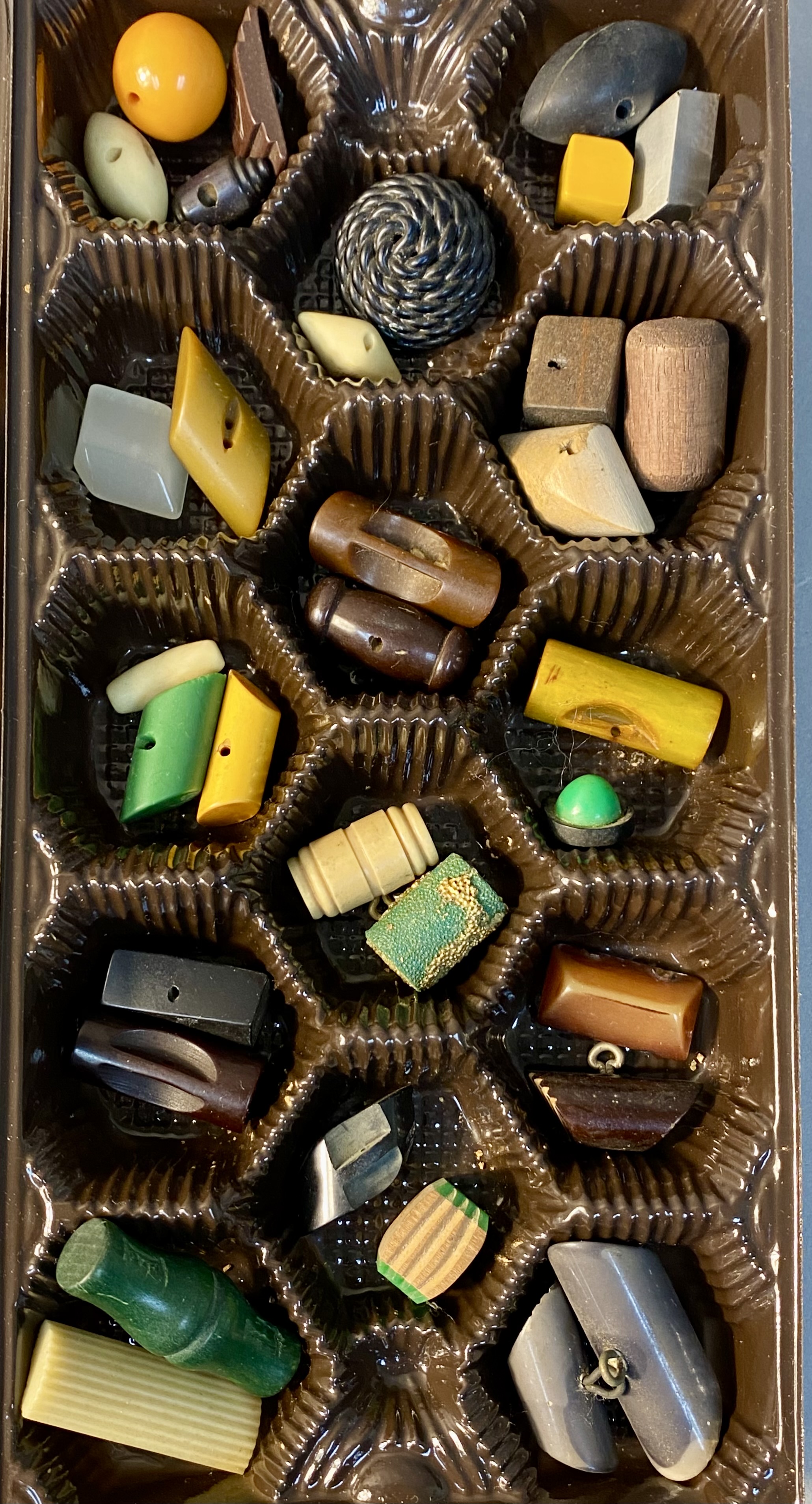 Vintage Bakelite and Plastic Button Collection