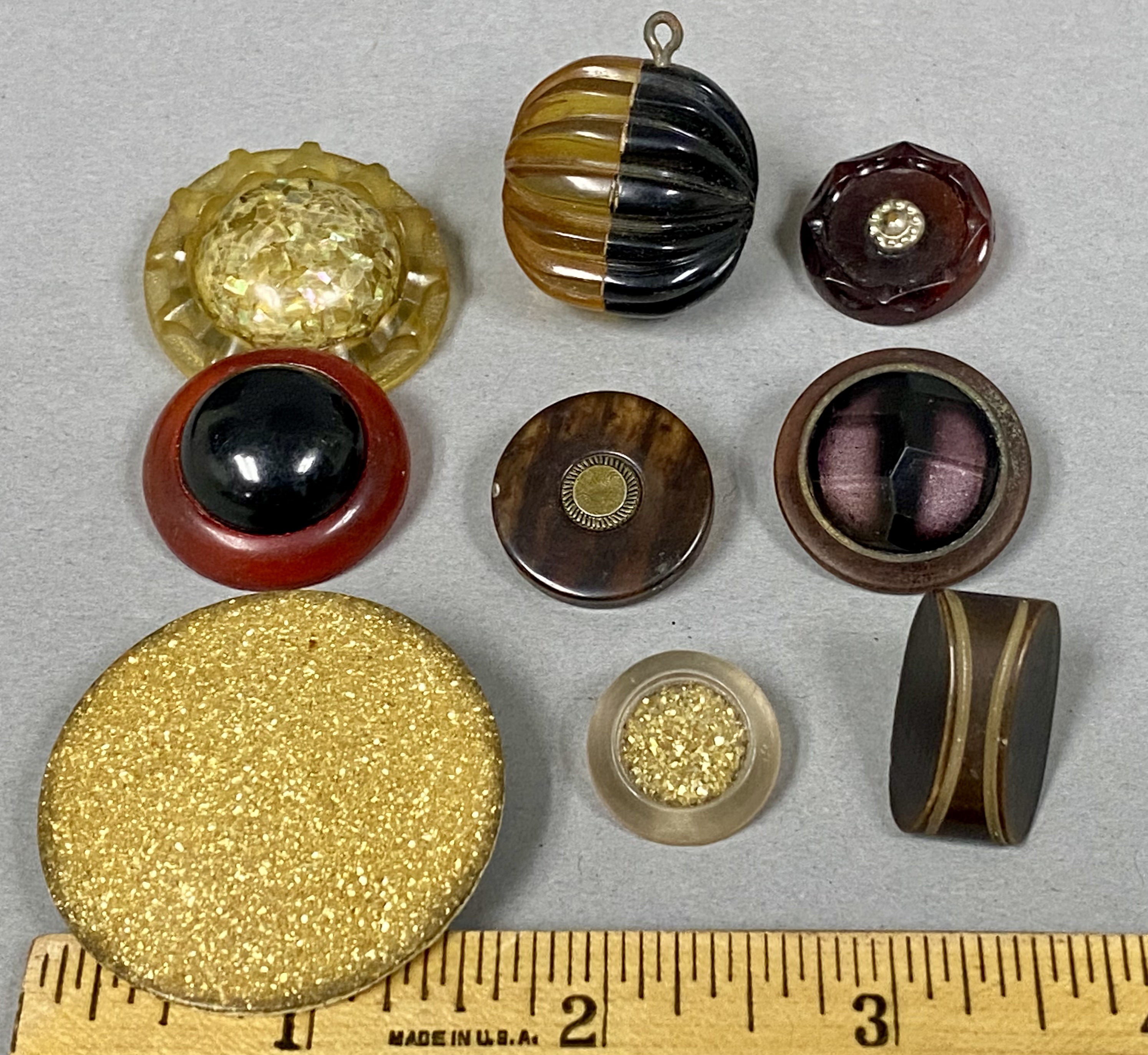 Vintage Bakelite and Plastic Button Collection
