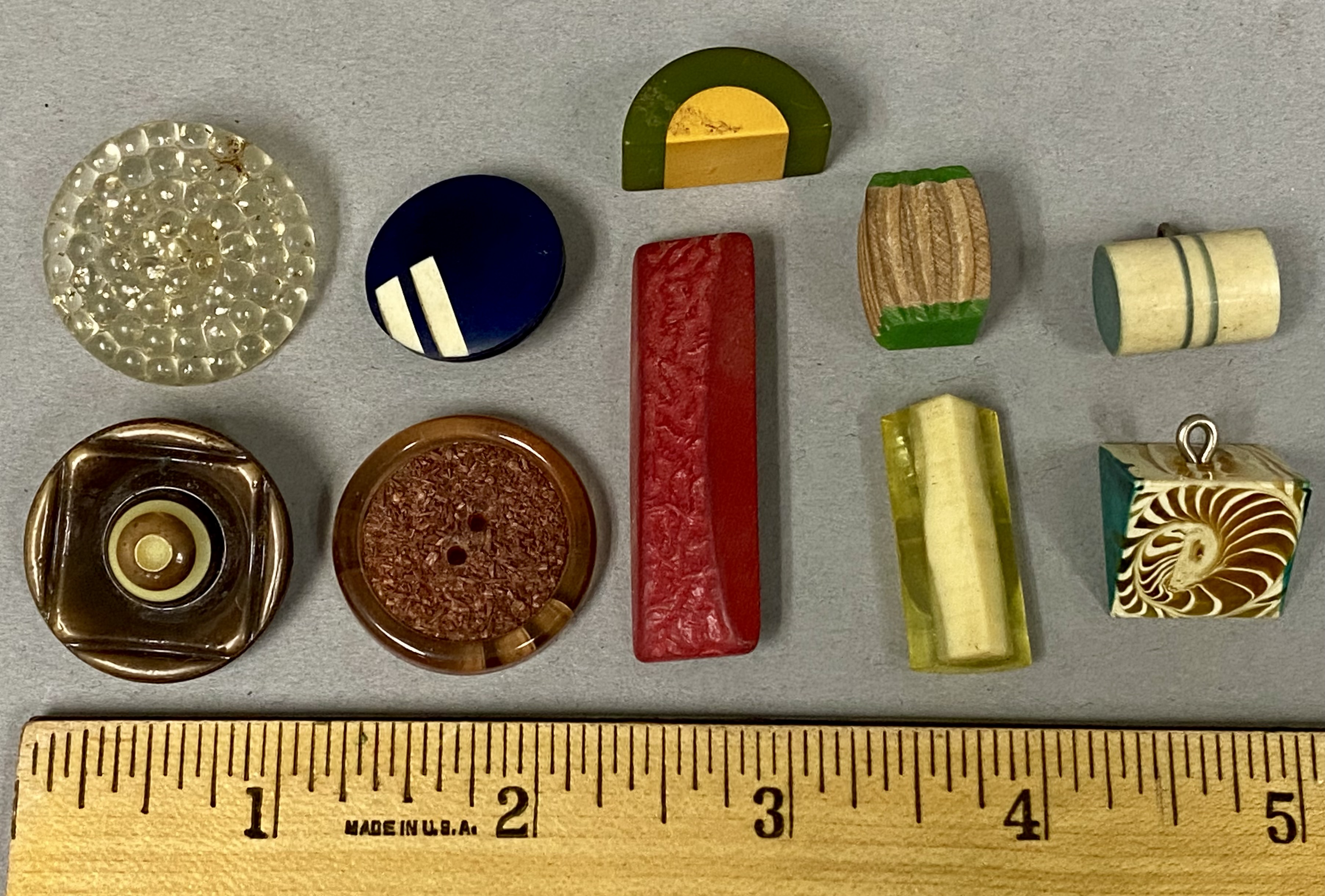 Vintage Bakelite and Plastic Button Collection