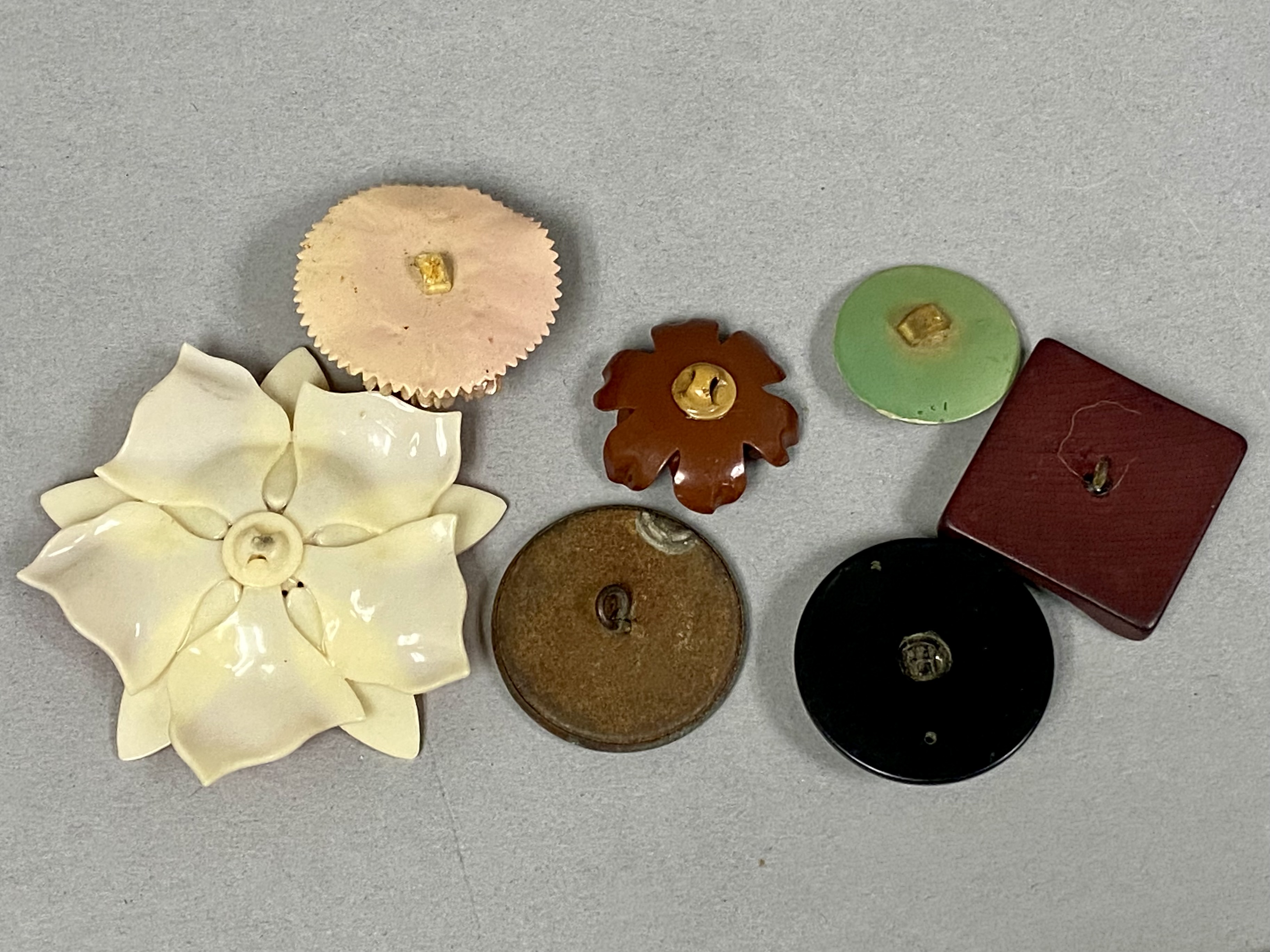 Assortment of Vintage Early Plastic Buttons