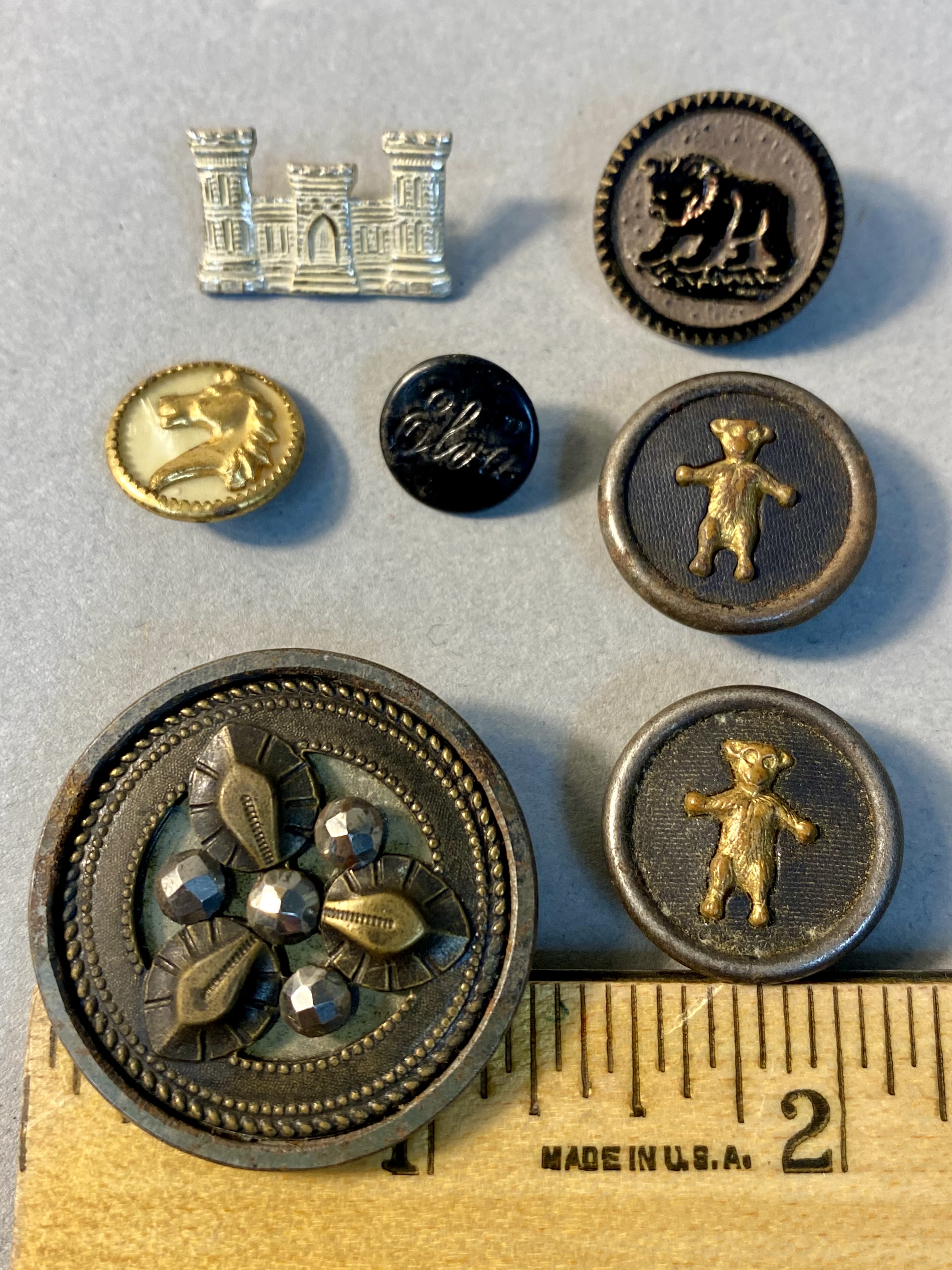 Assortment of Antique and Vintage Buttons