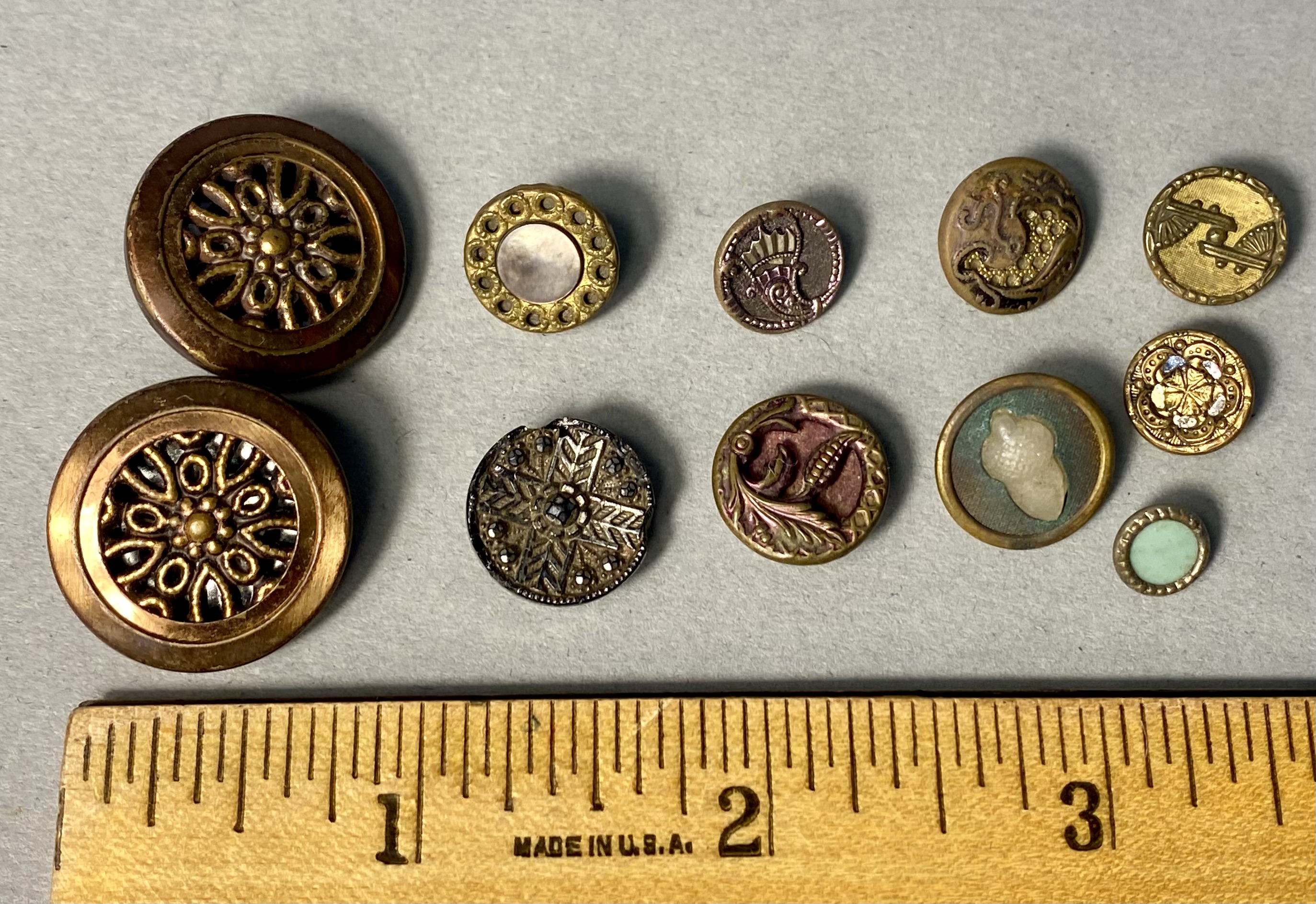 Assortment of Antique and Vintage Buttons